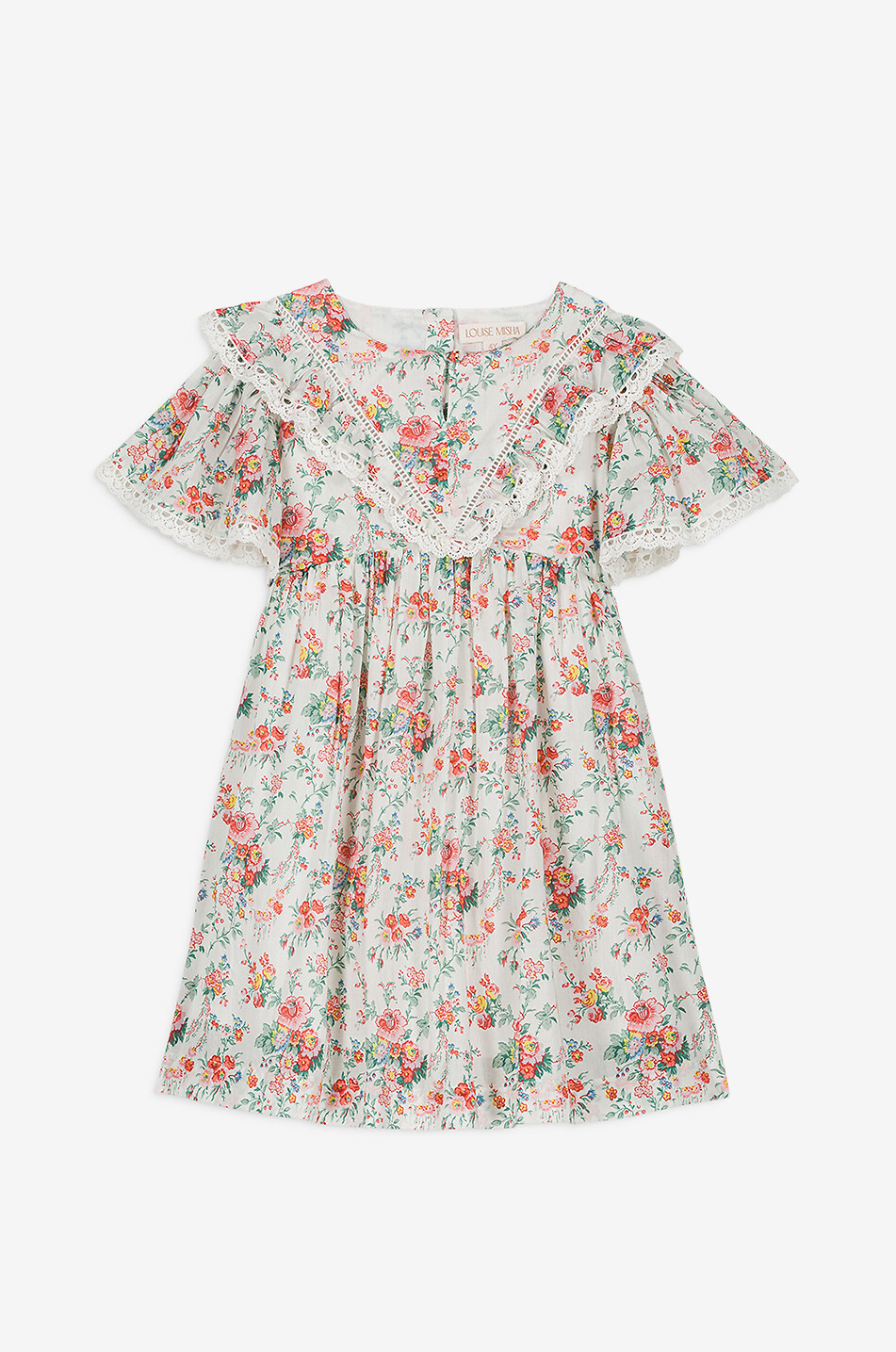 LOUISE MISHA Siloe Children's organic cotton dress Girl EGGSHELL 1