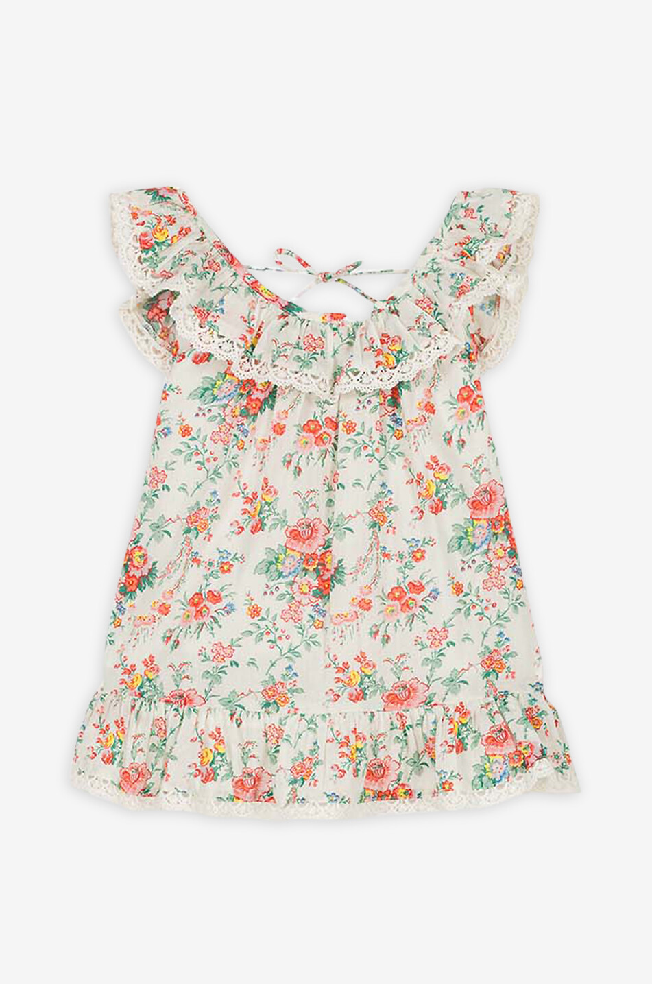 LOUISE MISHA Top sans manches en coton biologique enfant Zelie Fille BLANC CASSE 1