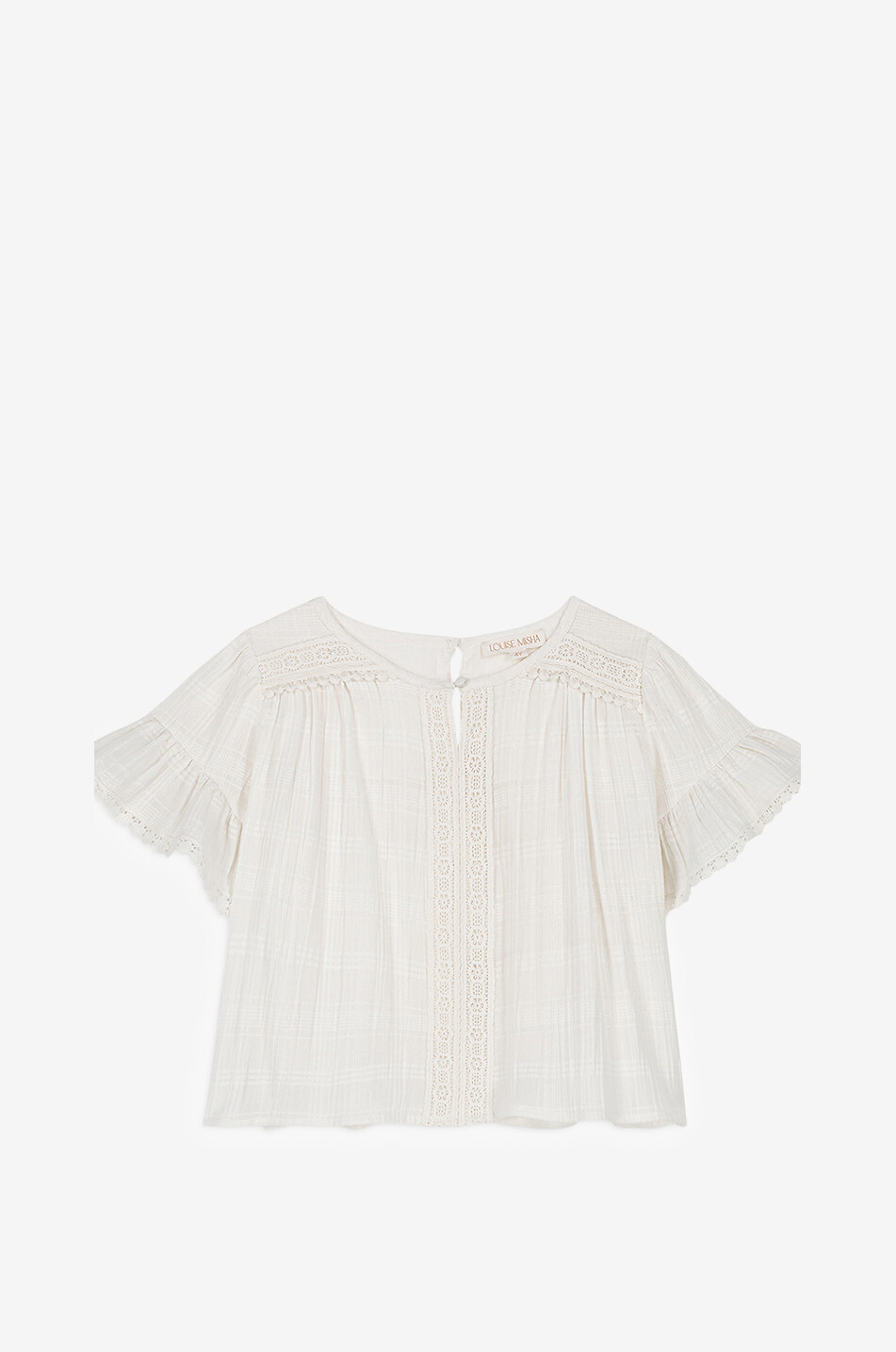 Top à manches courtes en coton enfant Feliza