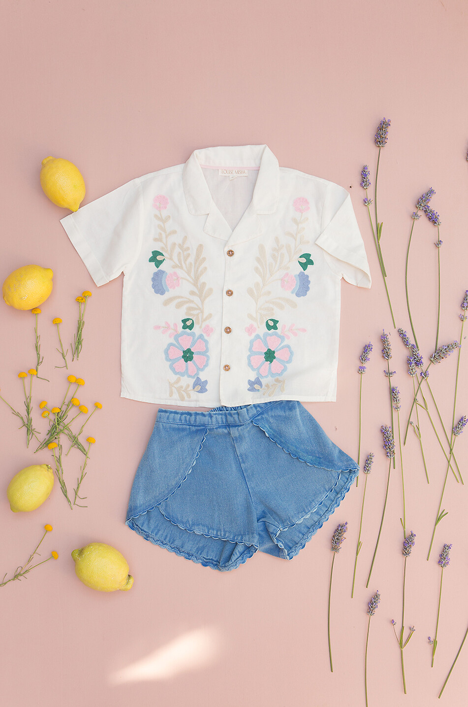 Chemise en coton biologique enfant Alova