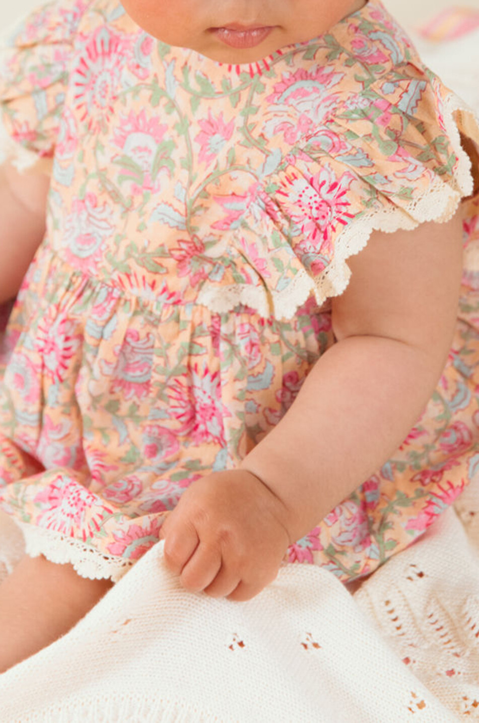 LOUISE MISHA Kleid für Babys aus Biobaumwolle Lena Baby ROSA 3