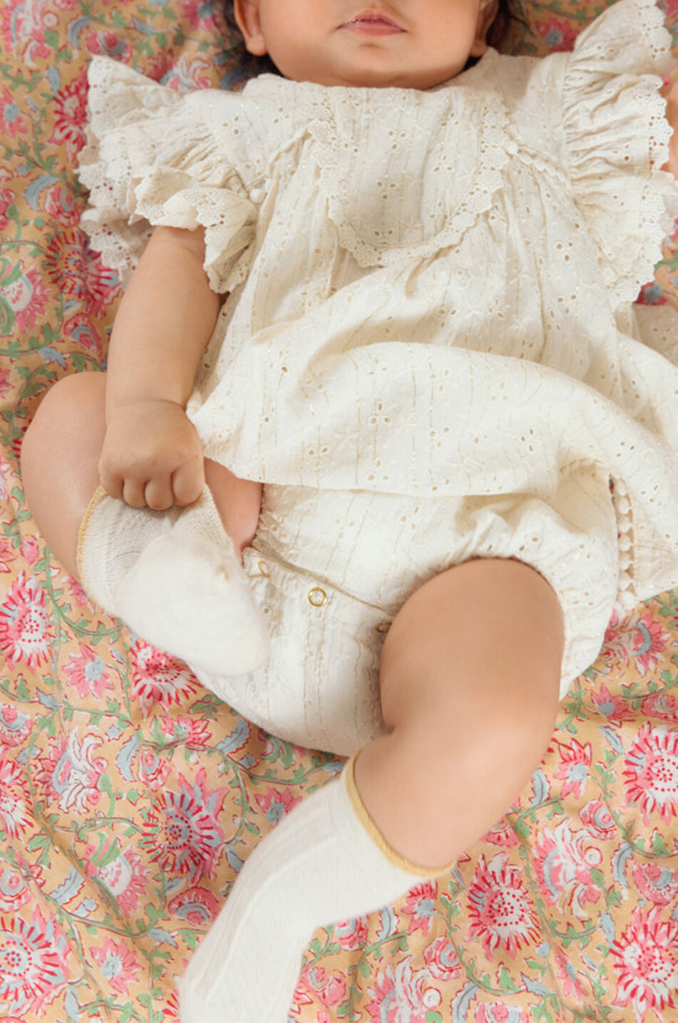 LOUISE MISHA Lulla cotton baby dress Baby EGGSHELL 2