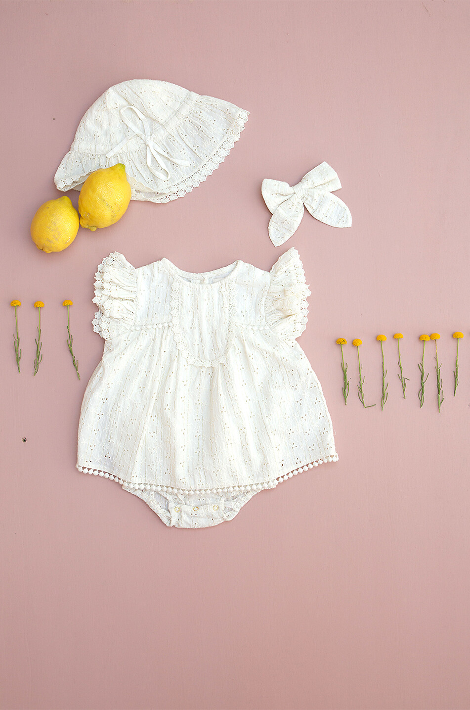 LOUISE MISHA Lulla cotton baby dress Baby EGGSHELL 4