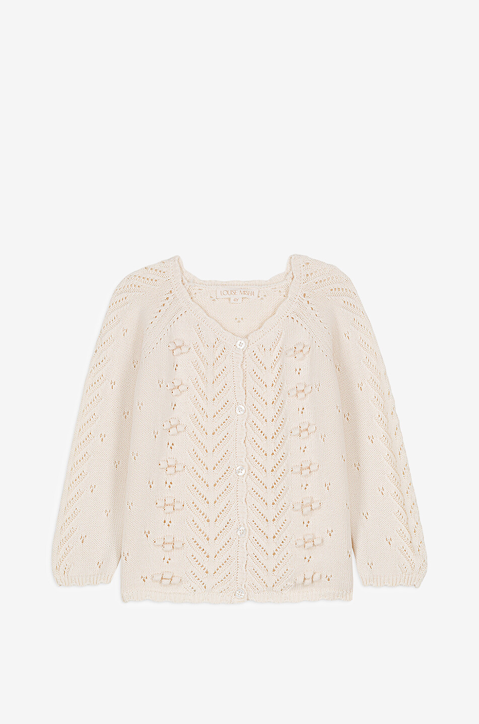 Challi cotton baby cardigan