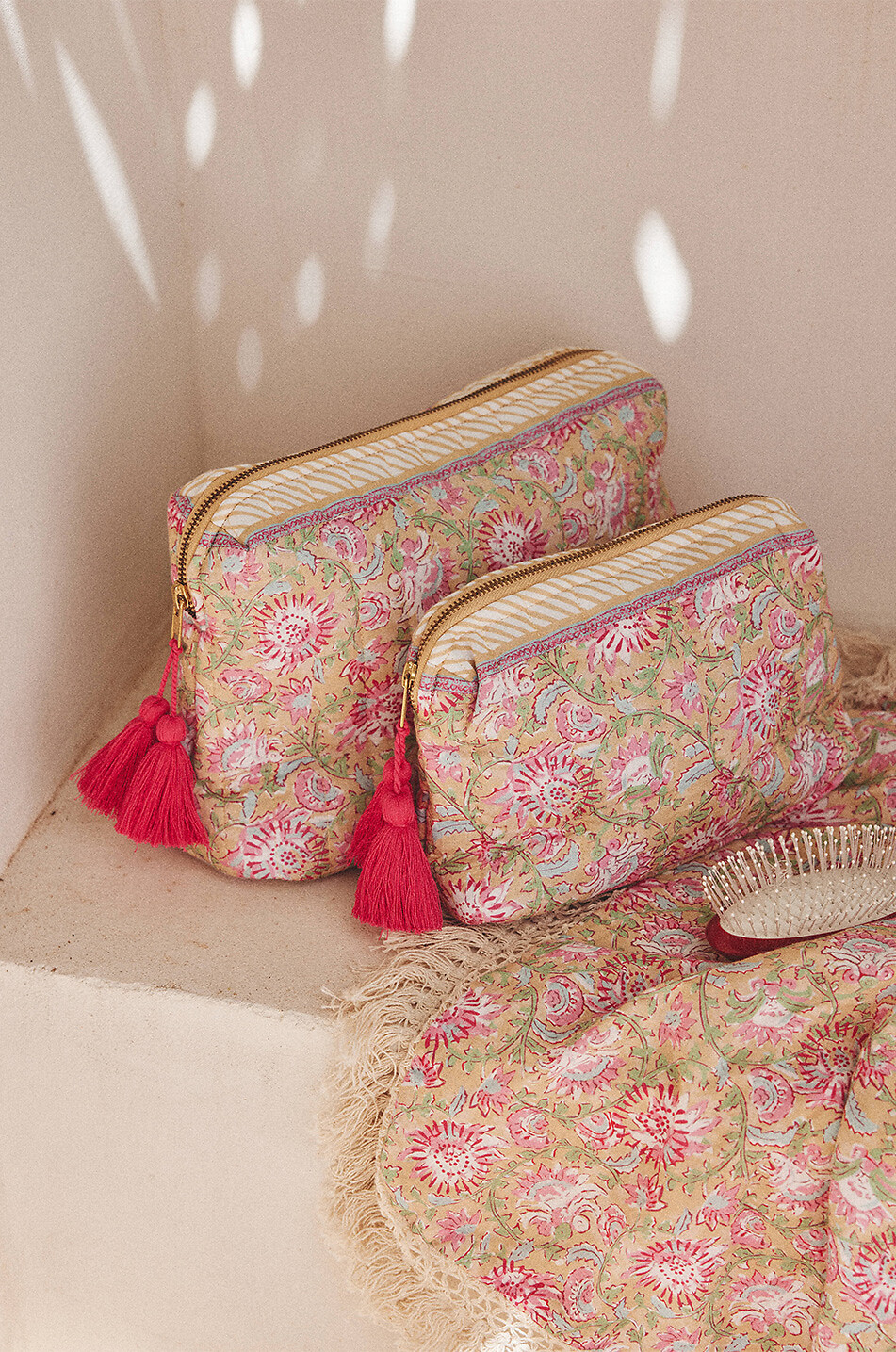 LOUISE MISHA Pochette en coton biologique enfant Teiki Fille ROSE 3