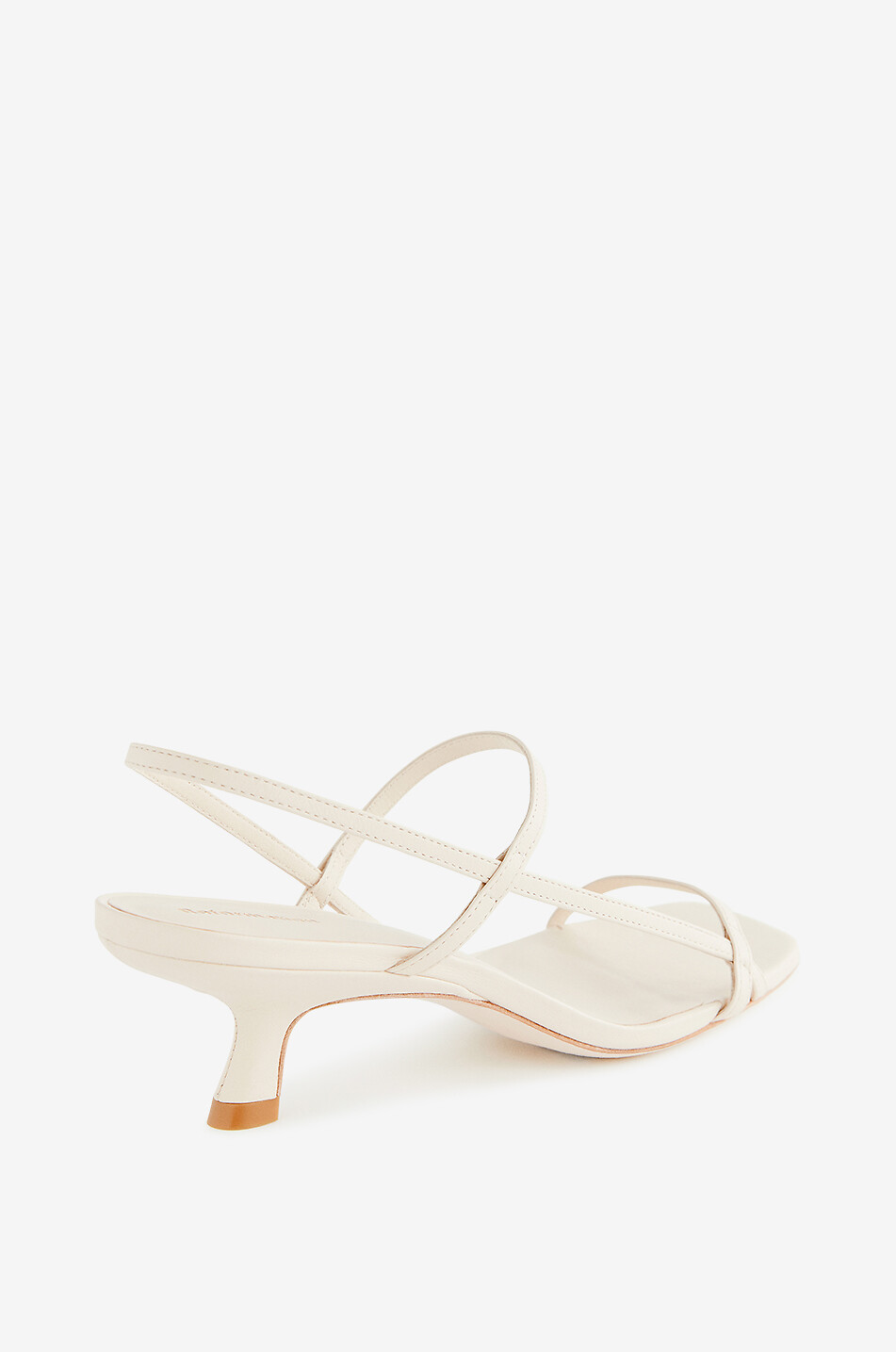 REFORMATION Absatzsandalen aus Glattleder Serenity 50 Damen WEISS 6