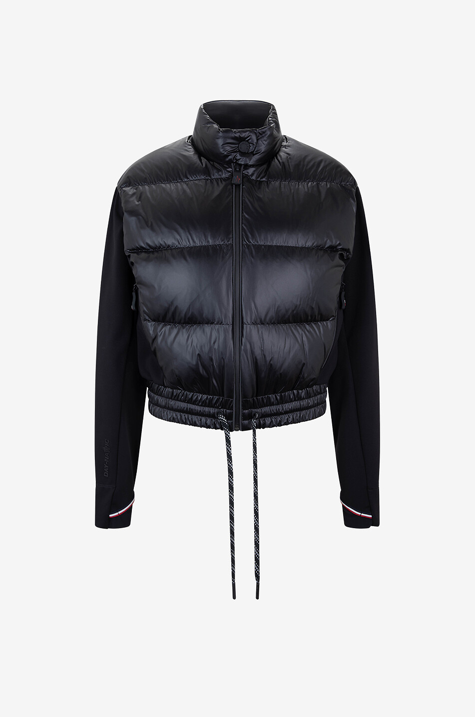 MONCLER GRENOBLE Veste bi-matière courte coupe boxy Day-Namic Femme NOIR 1