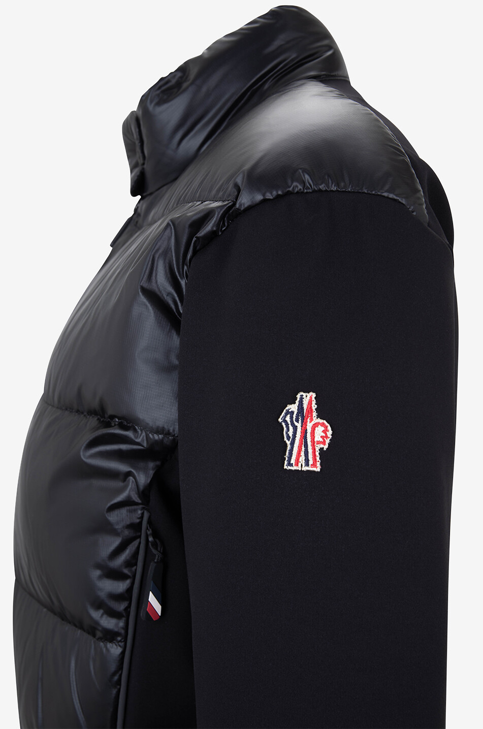 MONCLER GRENOBLE Veste bi-matière courte coupe boxy Day-Namic Femme NOIR 3