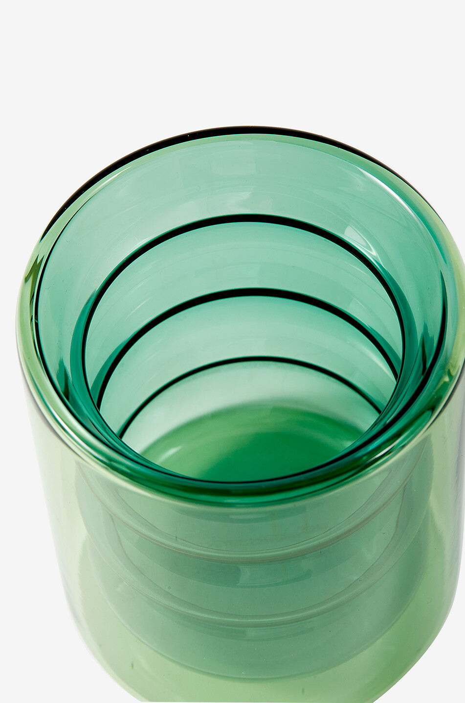 POLS POTTEN Lot de 2 verres à eau Chubby Maison VERT 4