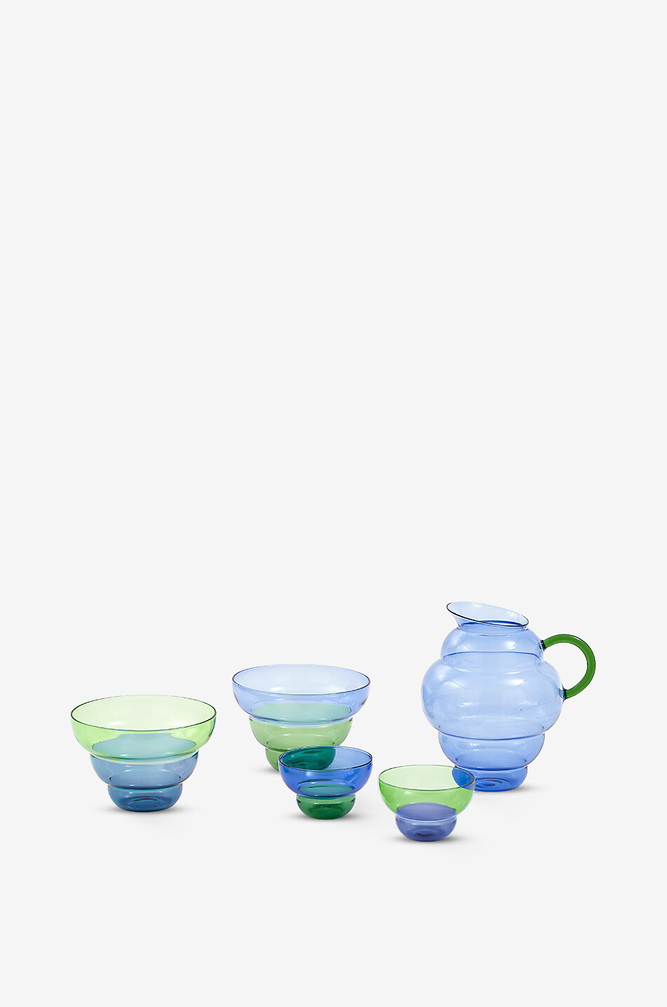 2er-Set Glastassen Mizu Kiri