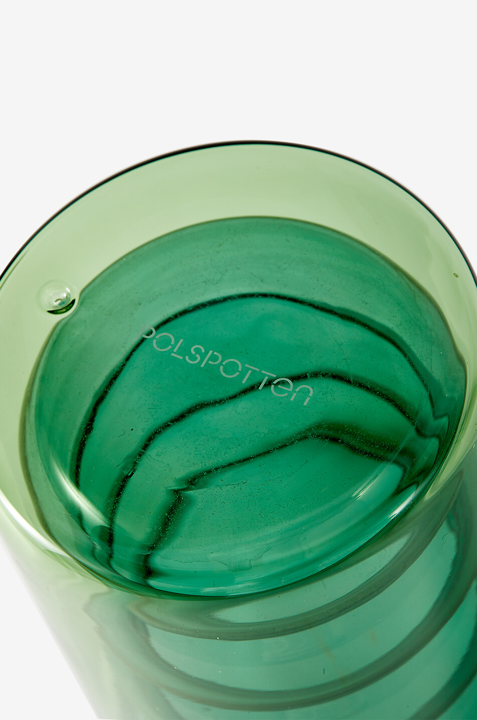 POLS POTTEN Lot de 2 verres à eau Chubby Maison VERT 5