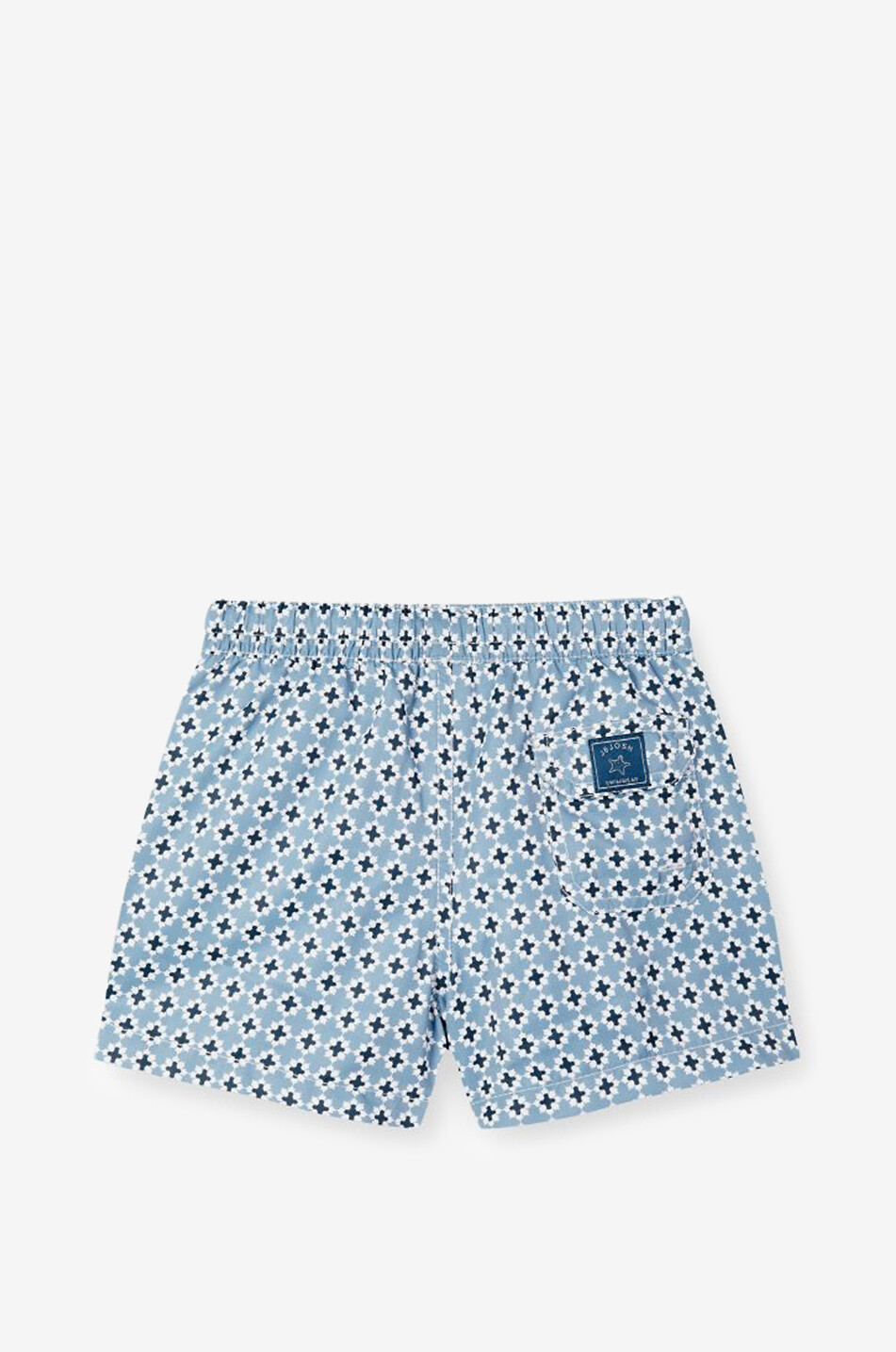 J&JOSH Short de bain en microfibres imprimé Majolica Homme BLEU 2