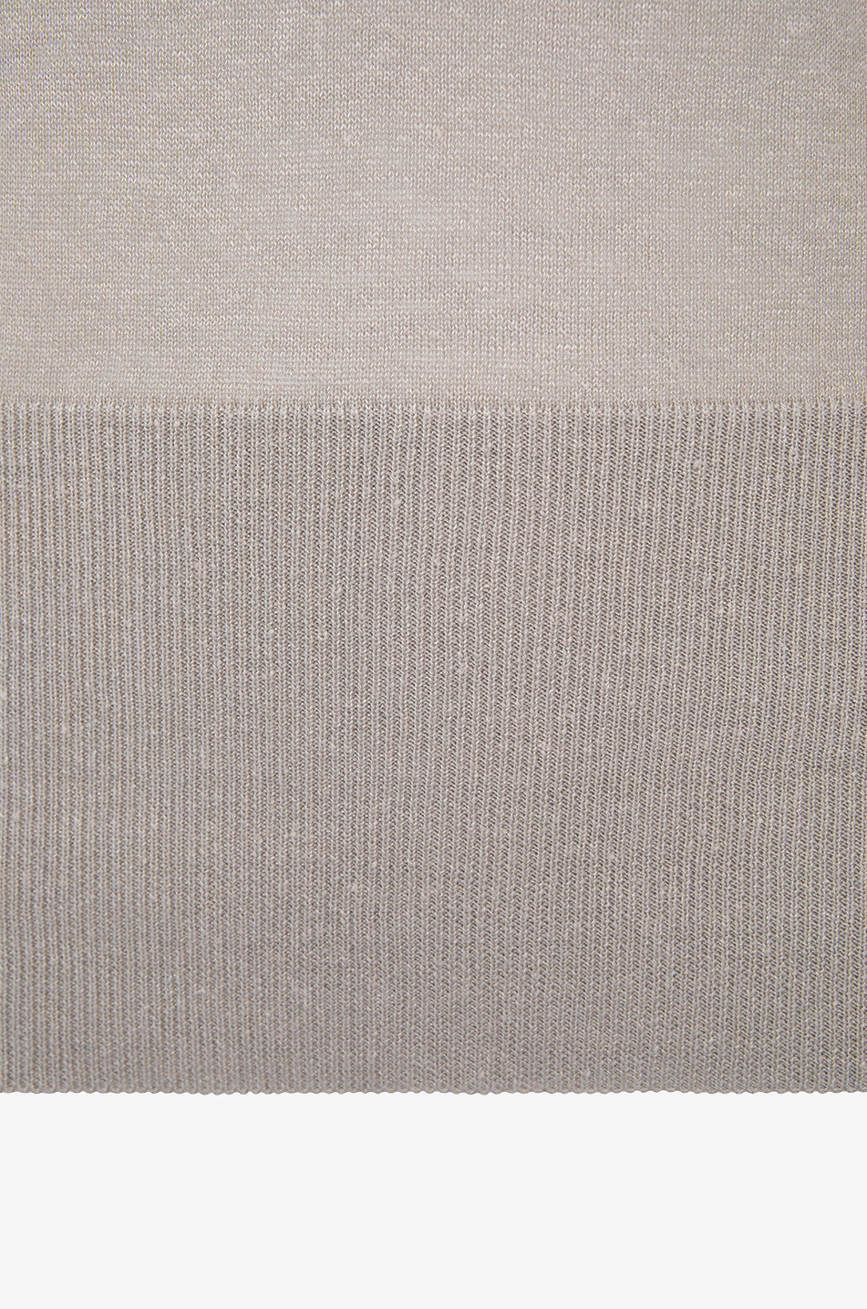 Feiner ärmelloser Pullover aus Baumwolle und Leinen