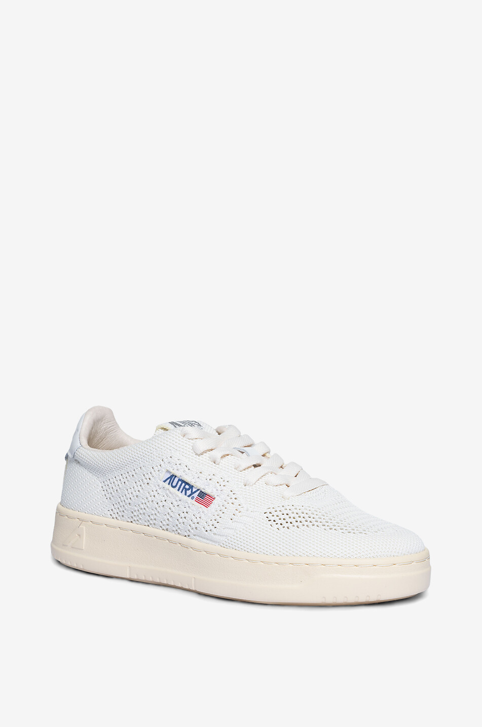 AUTRY Niedrige Stricksneakers Medalist Easyknit Damen WEISS 1