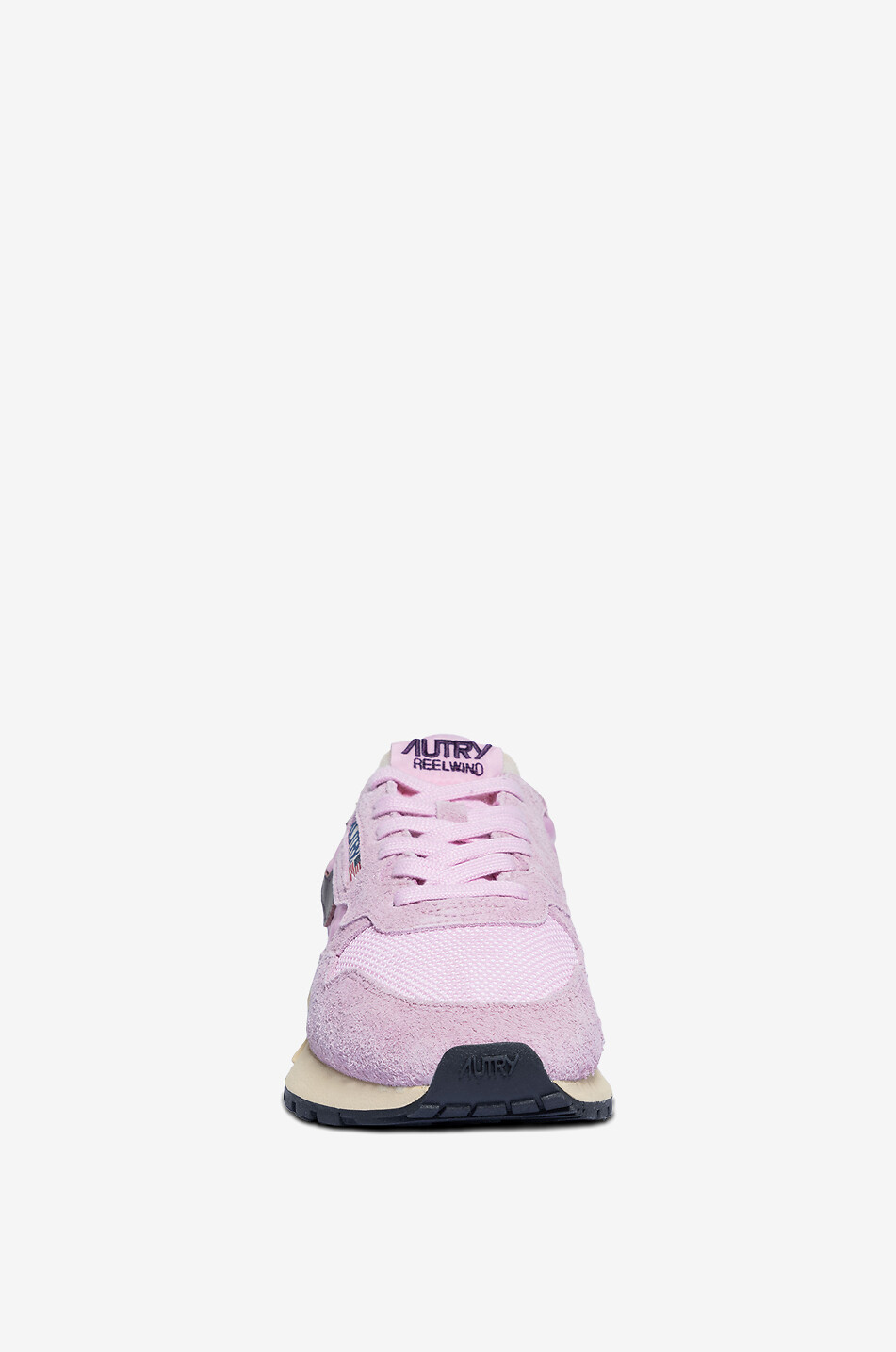 AUTRY Baskets basses à lacets multi-matière Reelwind Femme VIOLET CLAIR 2