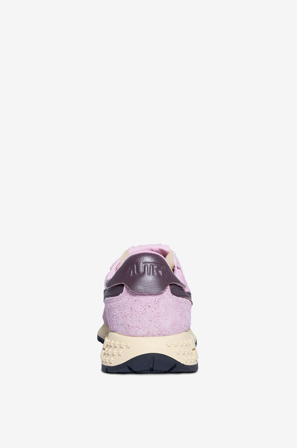 AUTRY Baskets basses à lacets multi-matière Reelwind Femme VIOLET CLAIR 4