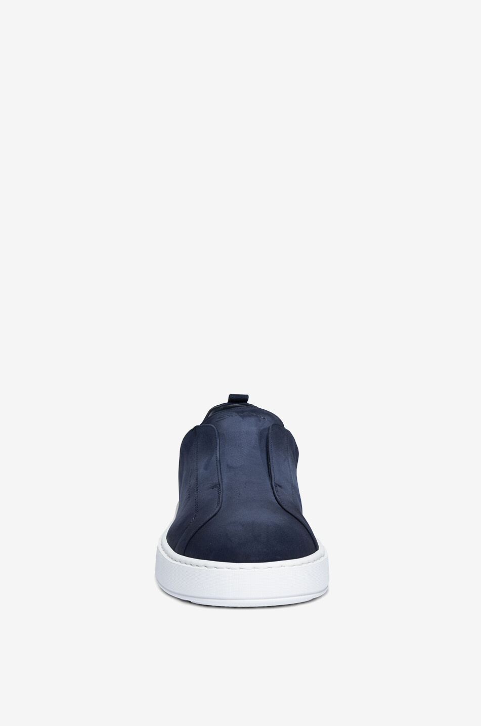 Baskets basses slip-on en cuir nappa
