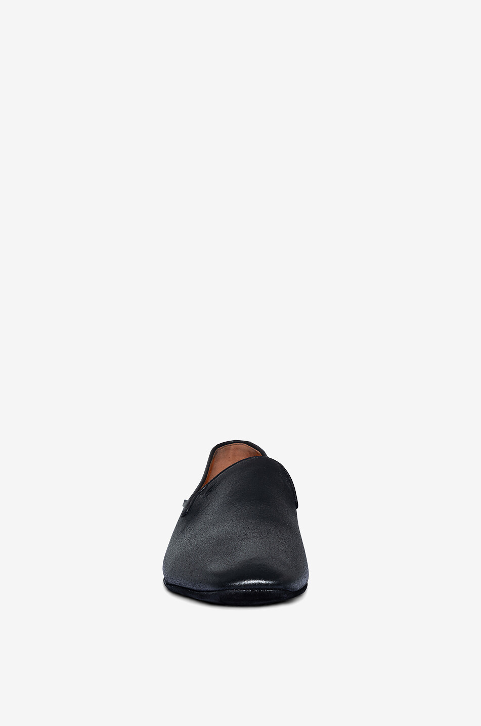 Shiny smooth leather loafers