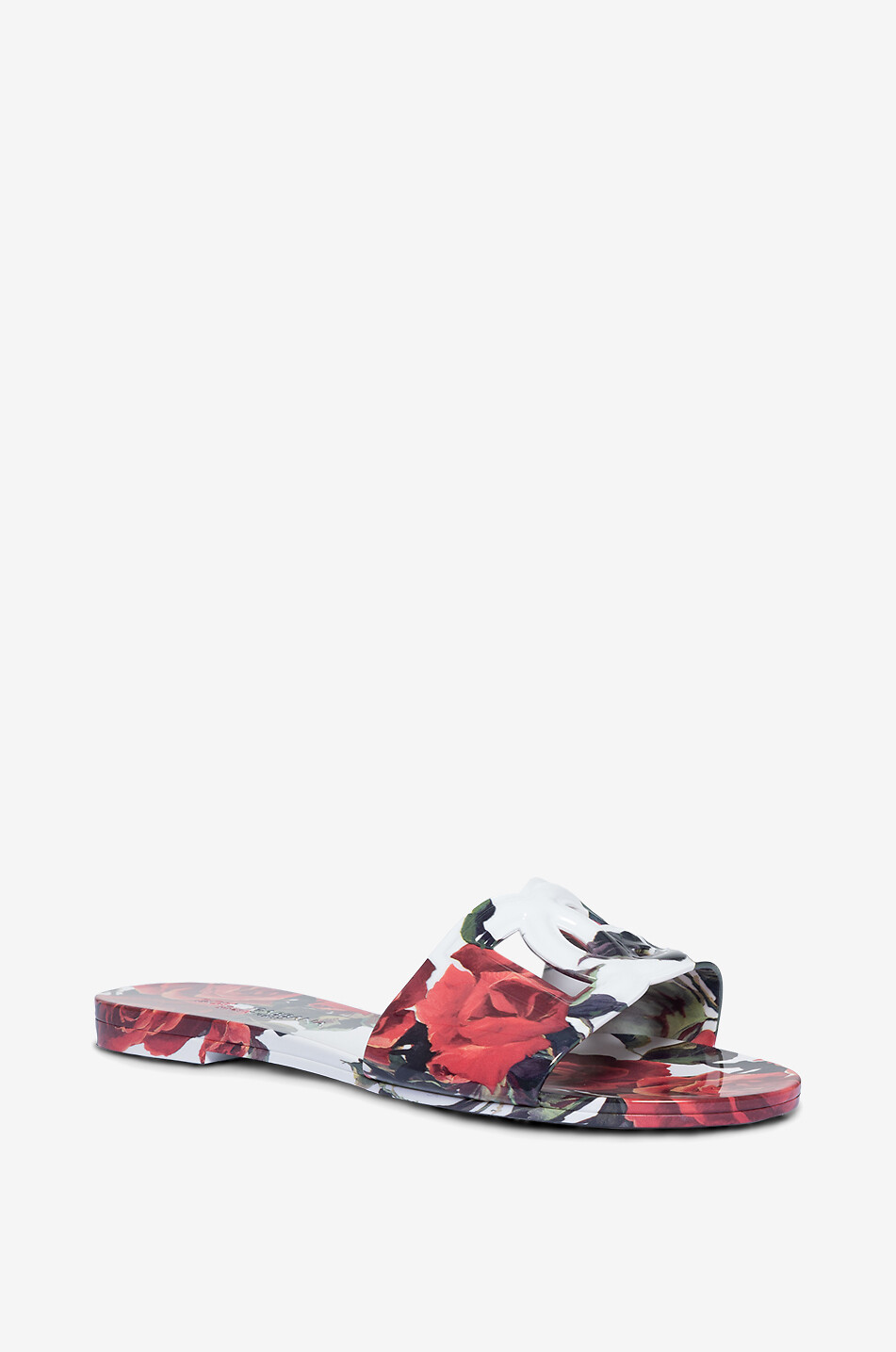 Bianca rose printed PVC pool slides