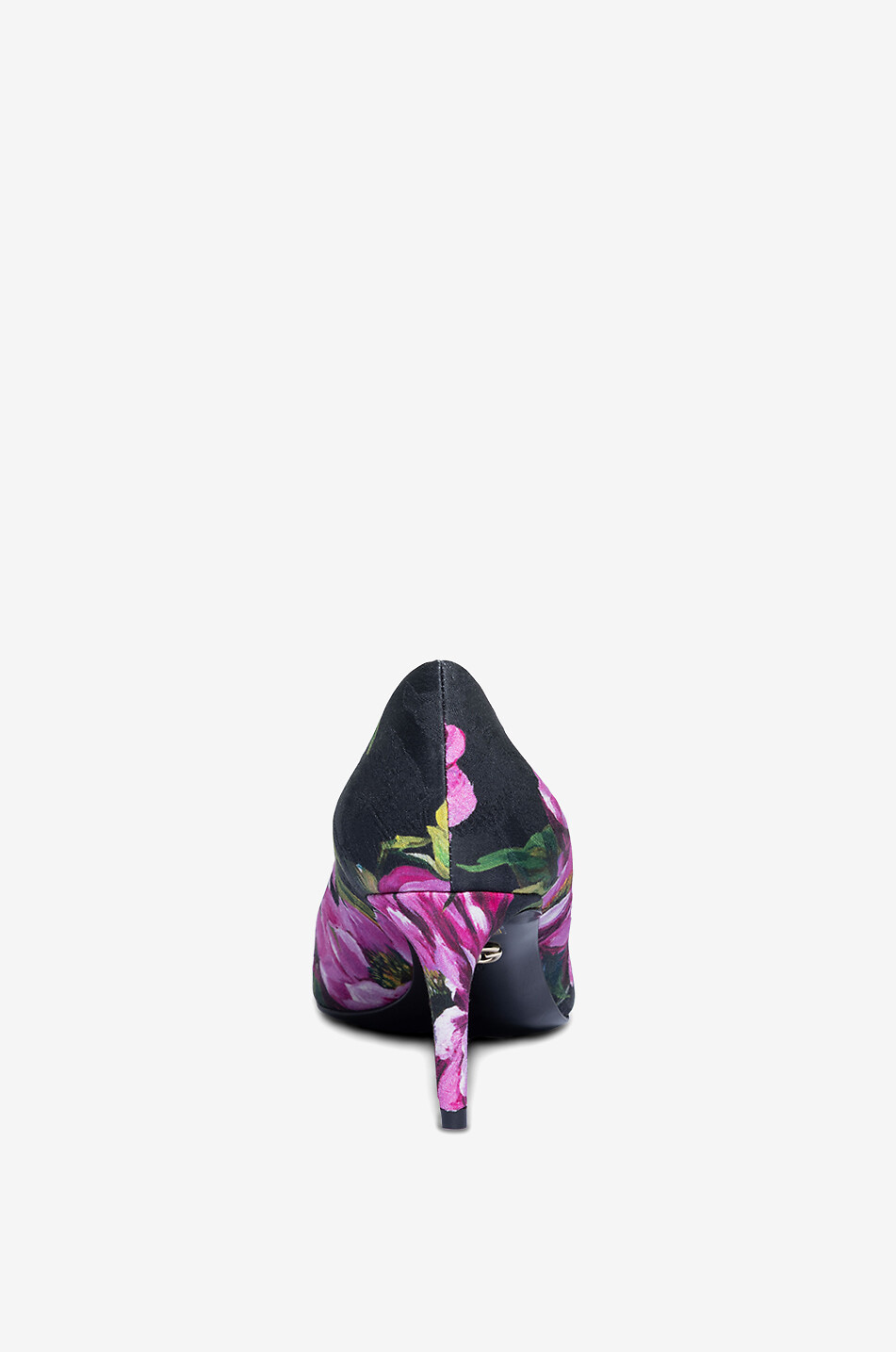 DOLCE & GABBANA Lollo 60 magnolia printed jacquard pumps Women PINK 4