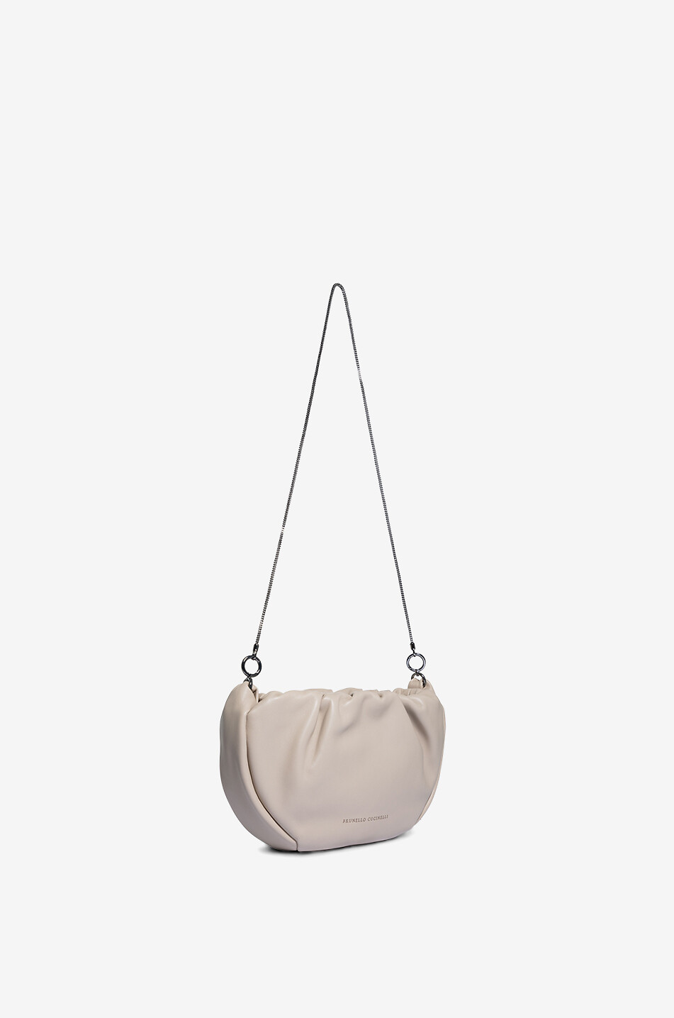 バッグ・カバンその他 BRUNELLO CUCINELLI Soft leather Brioche hobo bag with Precio Brunello Cucinelli Brioche Debossed-Logo Hobo Bag | Sendegaro US