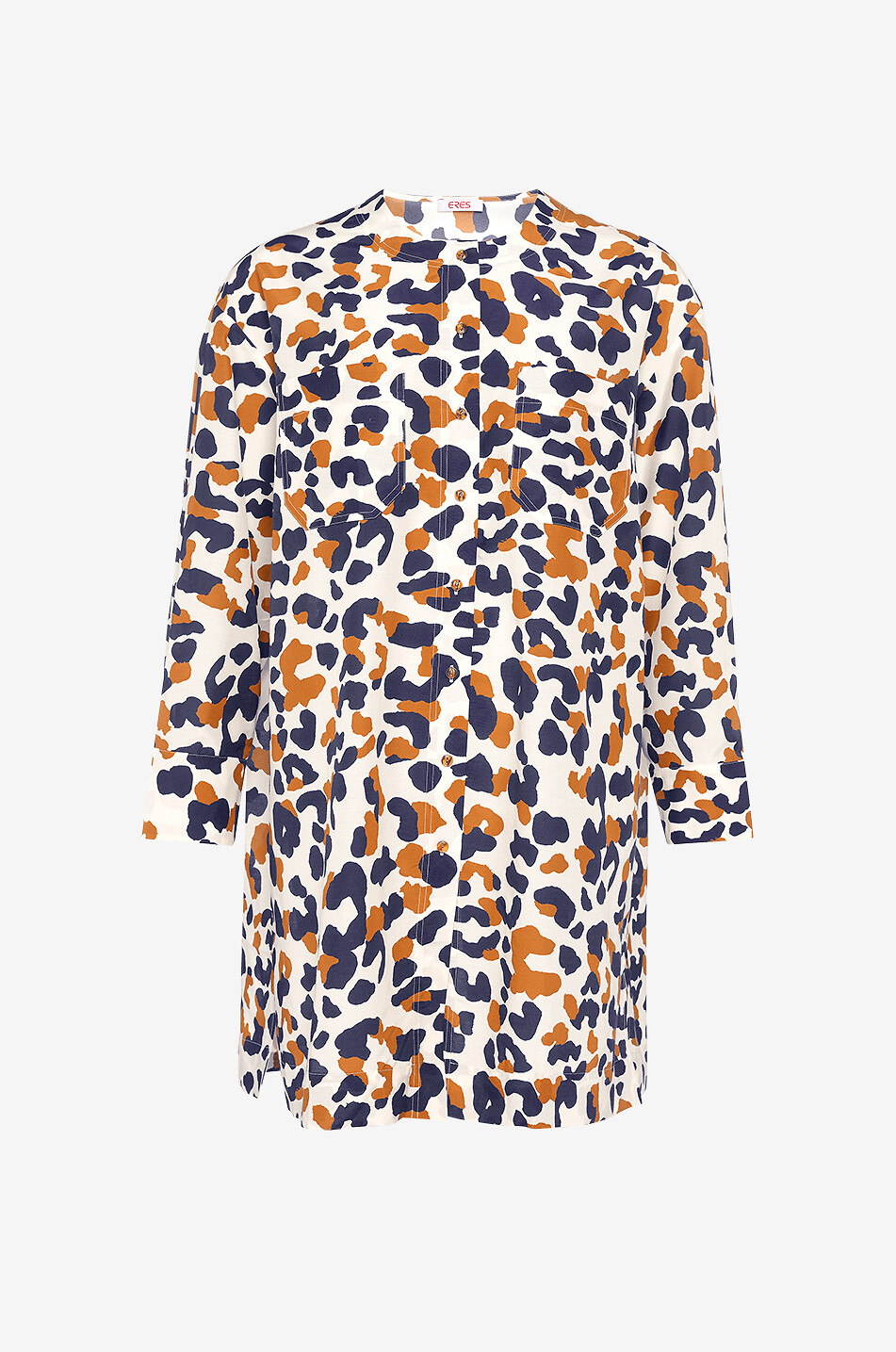 Chemise oversize en coton et soie Récifs