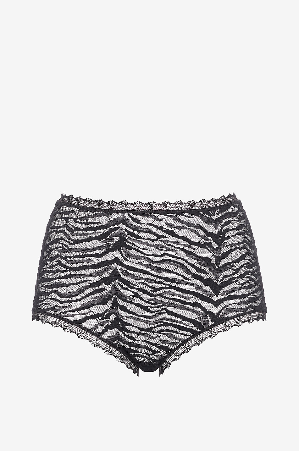 ERES Spitzenhöschen mit hoher Taille Echappée Damen SCHWARZ 1