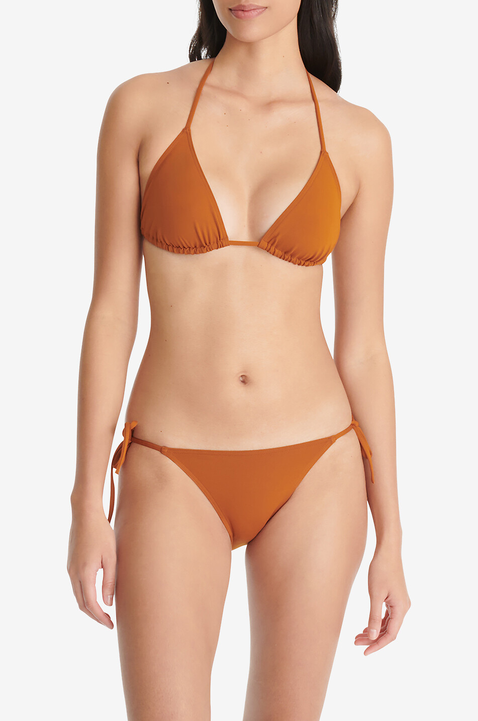 ERES Mouna triangle bikini top Women BRONZE 4