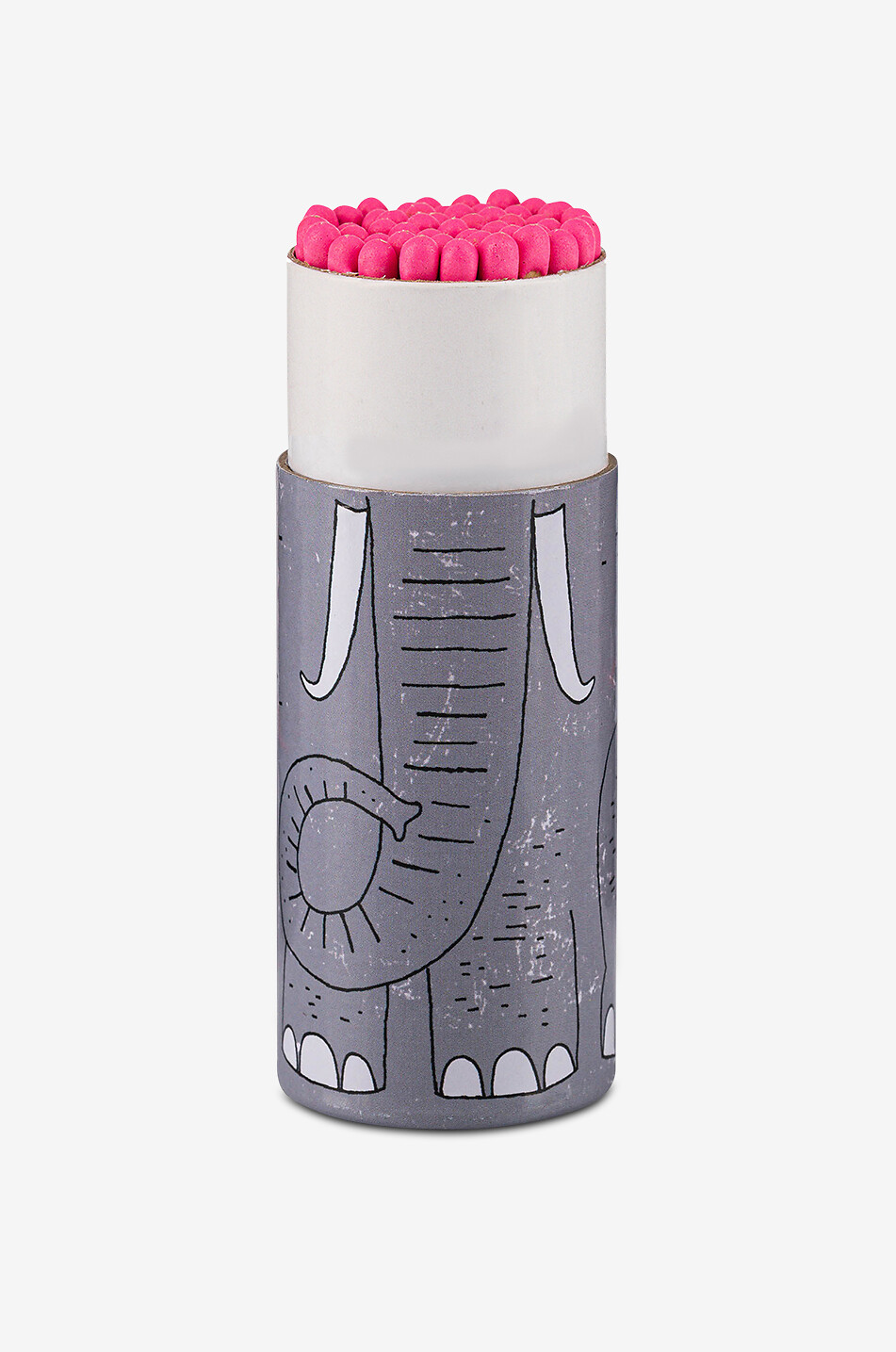 ARCHIVIST Streichhölzer Elephant Cylinder Haus GRAU 2