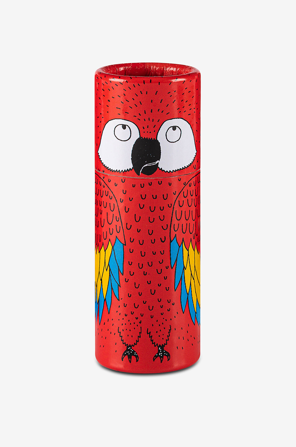 ARCHIVIST Parrot Cylinder wooden matches Home RED 1