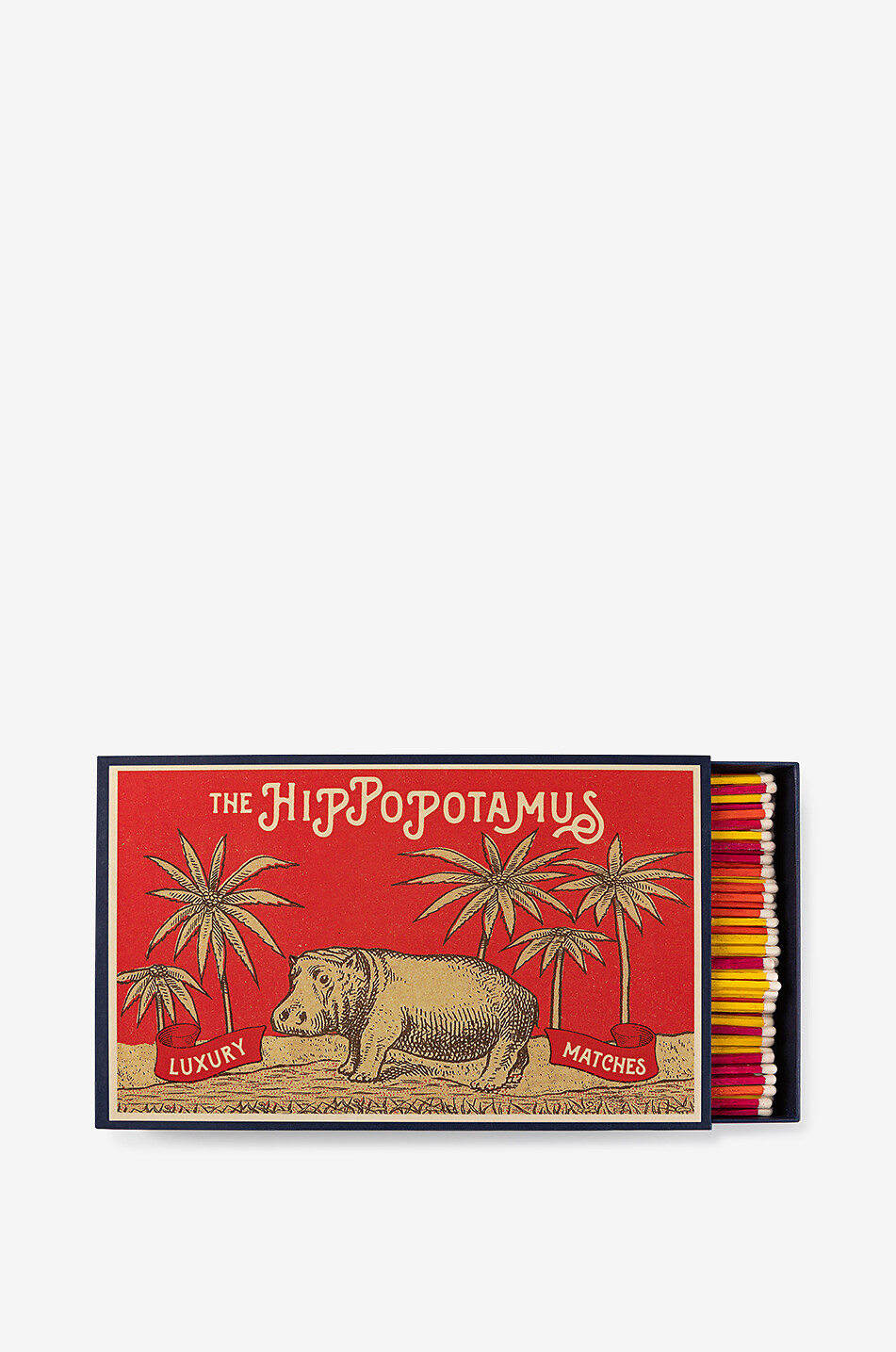 Hippopotamus wooden matches