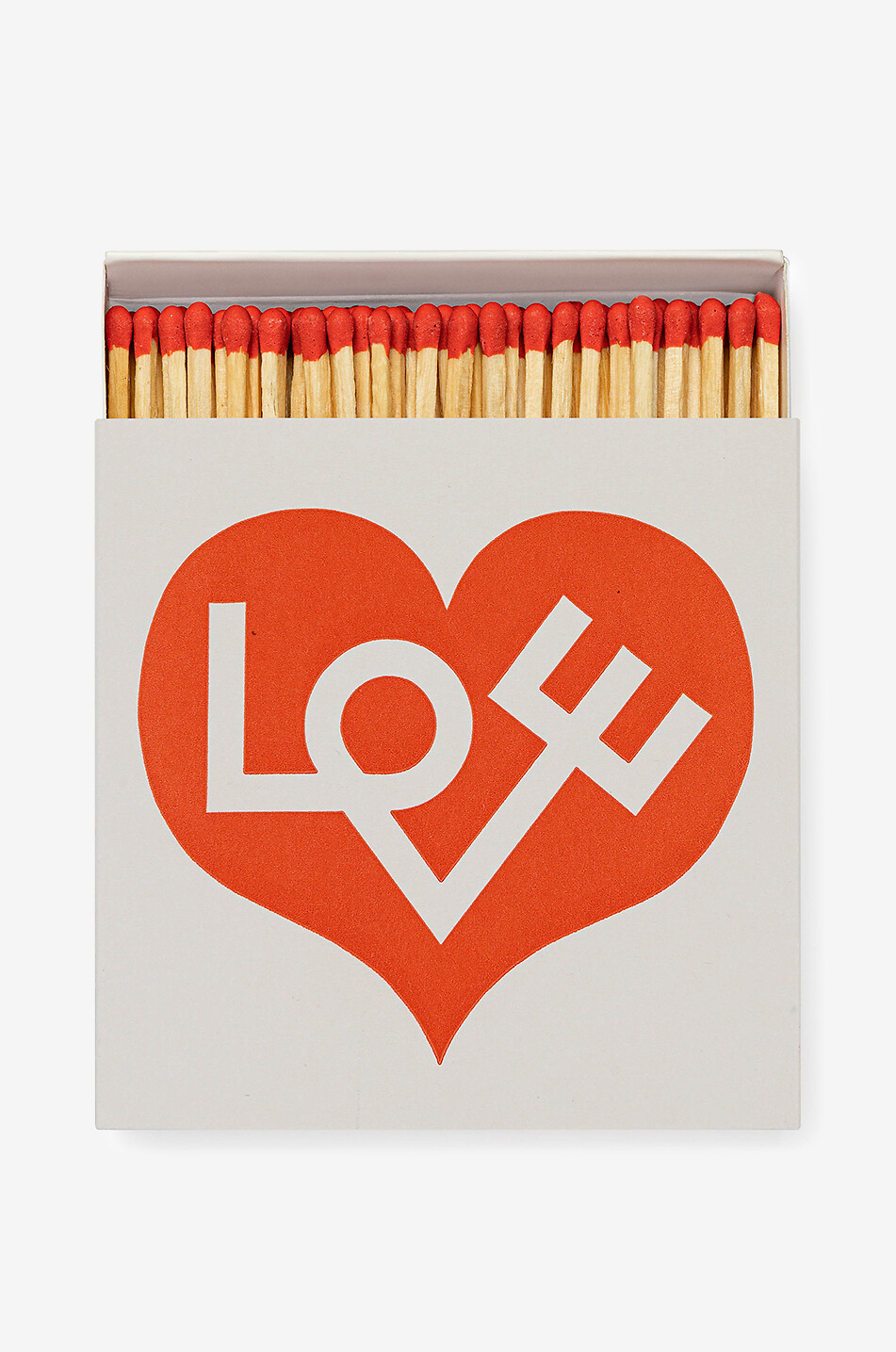 ARCHIVIST Allumettes en bois Love by Alexander Girard Maison ROUGE 1