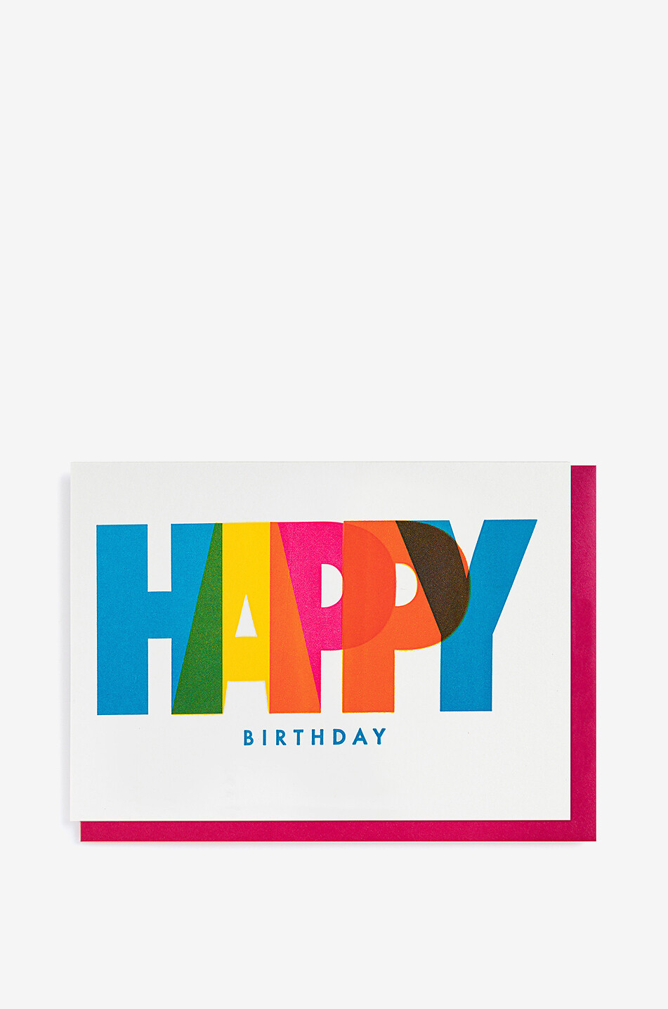 ARCHIVIST Geburtstagskarte Happy Birthday by PressInk Haus BUNT 1