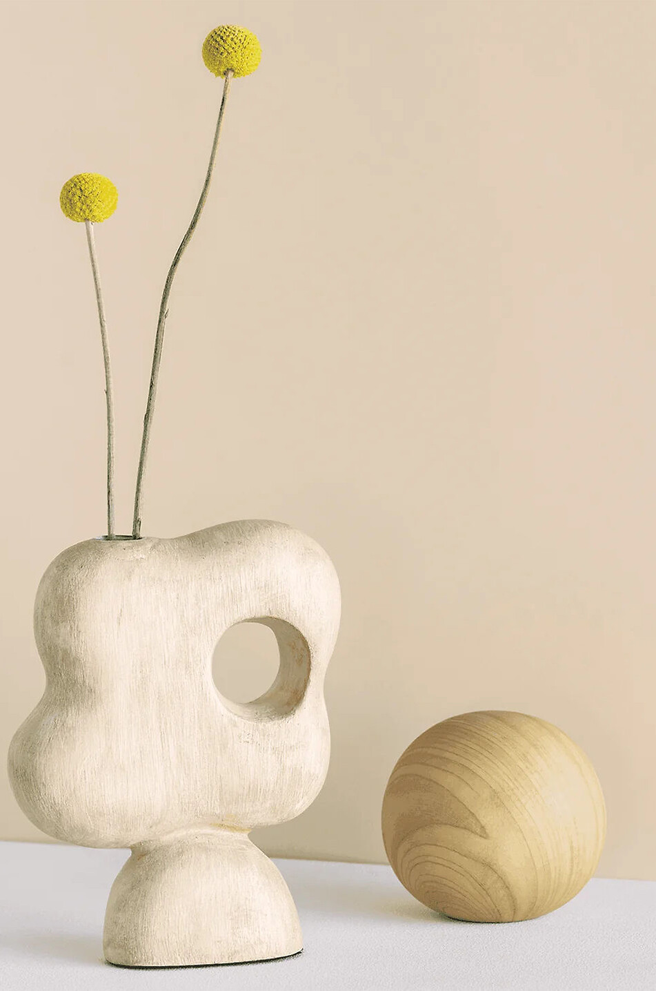 URBAN NATURE CULTURE AMSTERDAM Boule décorative en bois Natural Maison BEIGE 3