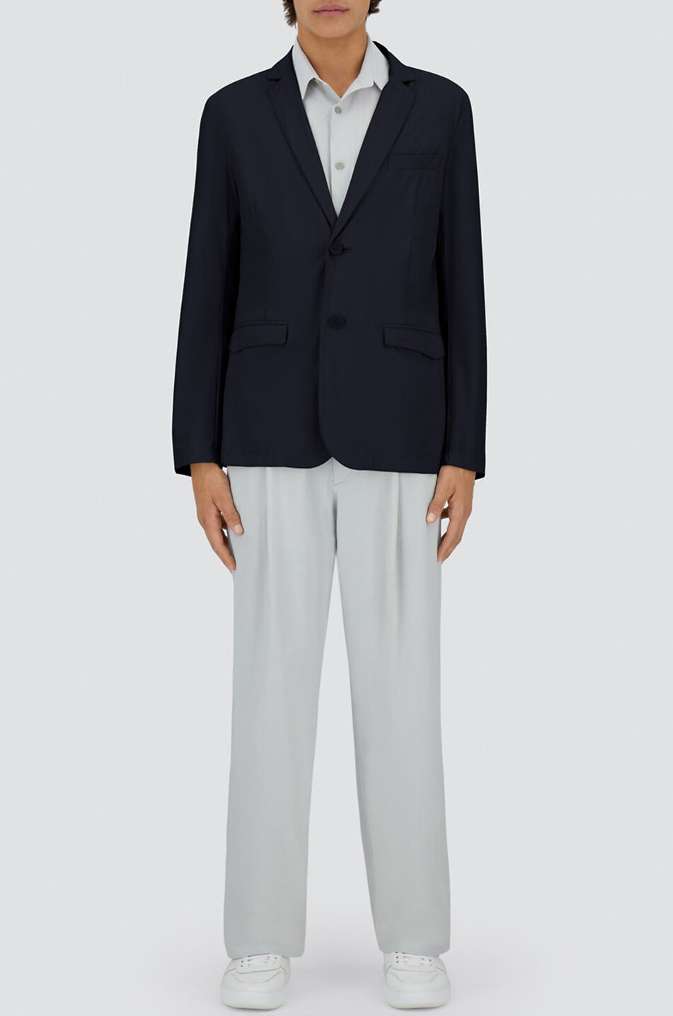 Blazer à boutonnage simple