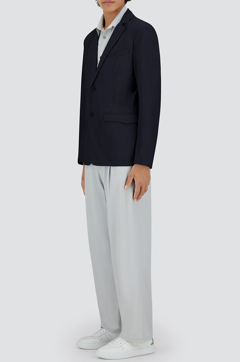 Blazer à boutonnage simple
