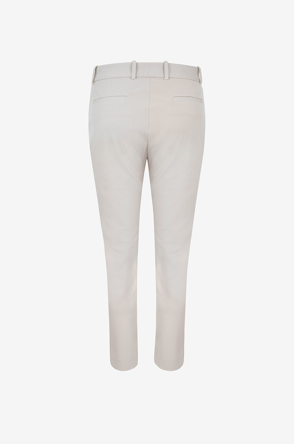 JOSEPH Pantalon slim en viscose et coton New Eliston Femme Beige clair 2