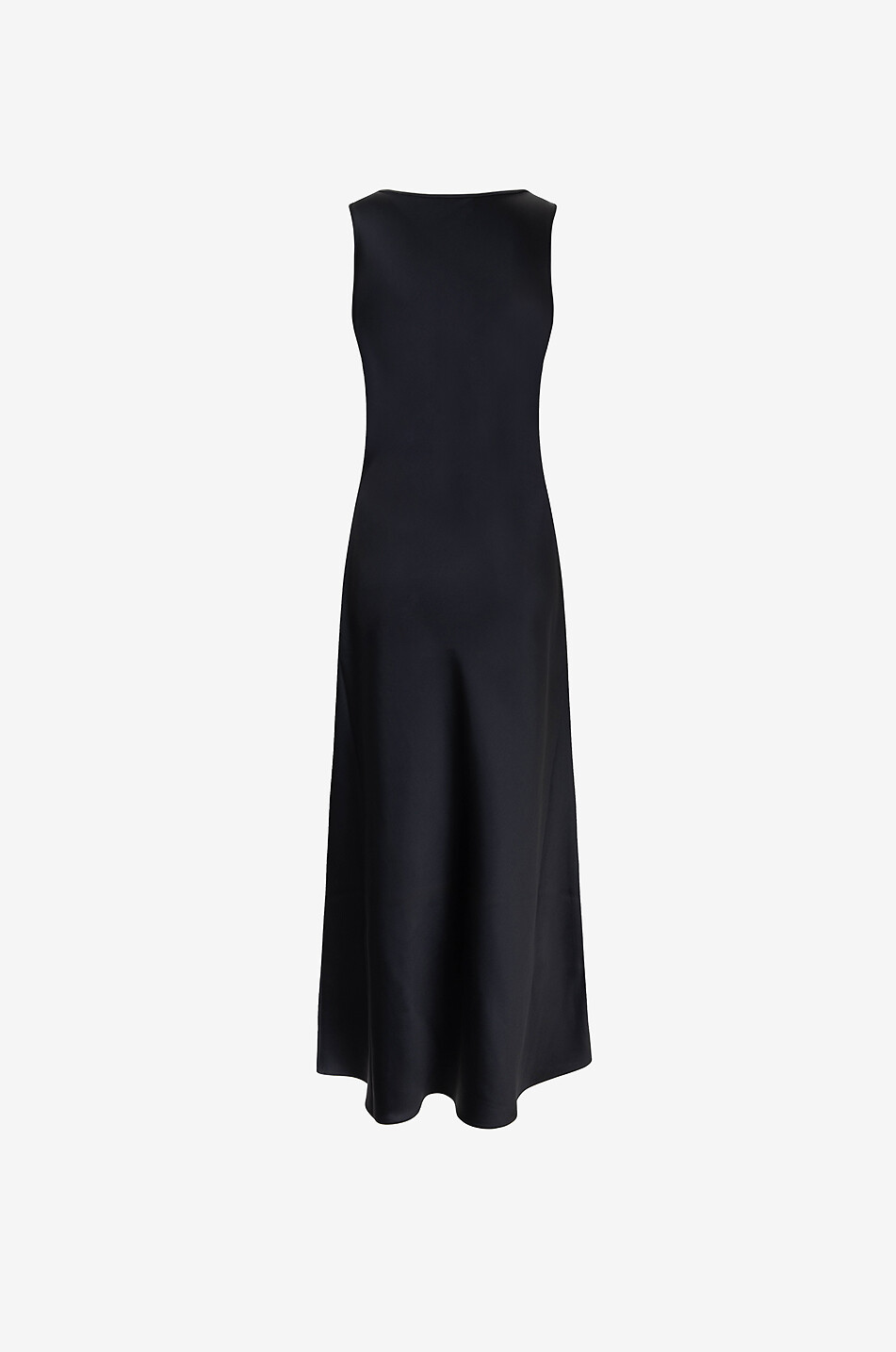 BONGENIE Robe longue sans manches en satin Andrea Femme NOIR 2