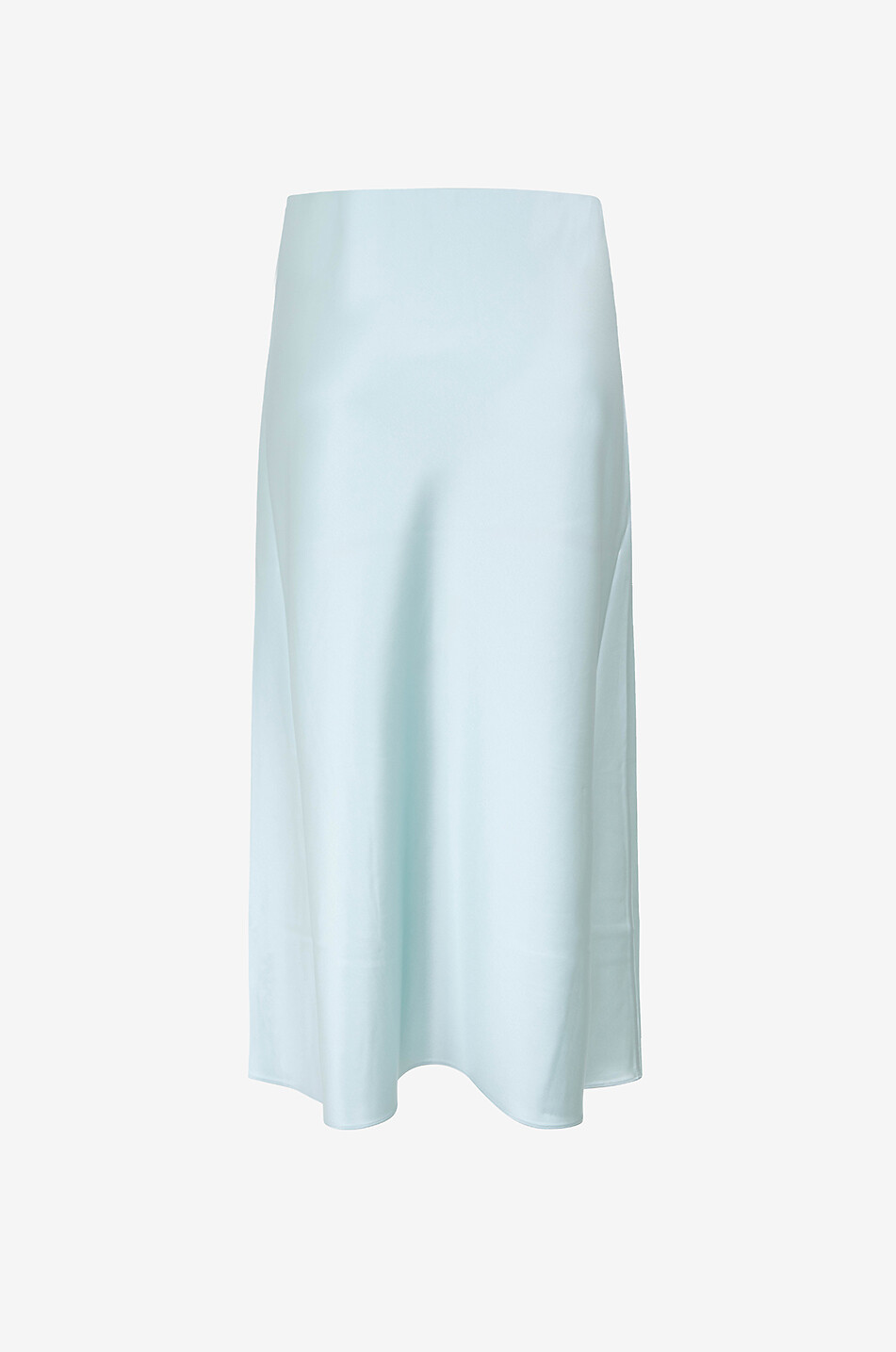 BONGENIE Jupe midi en satin Femme BLEU CLAIR 2