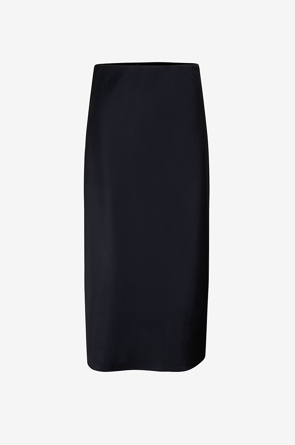 BONGENIE Midirock aus Satin Damen SCHWARZ 1