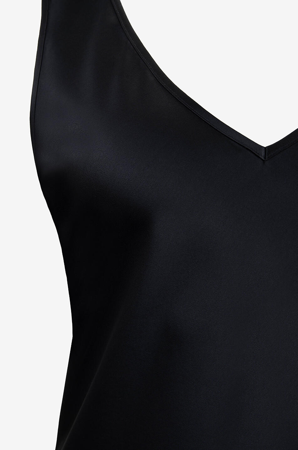 BONGENIE Robe longue sans manches en satin Andrea Femme NOIR 3