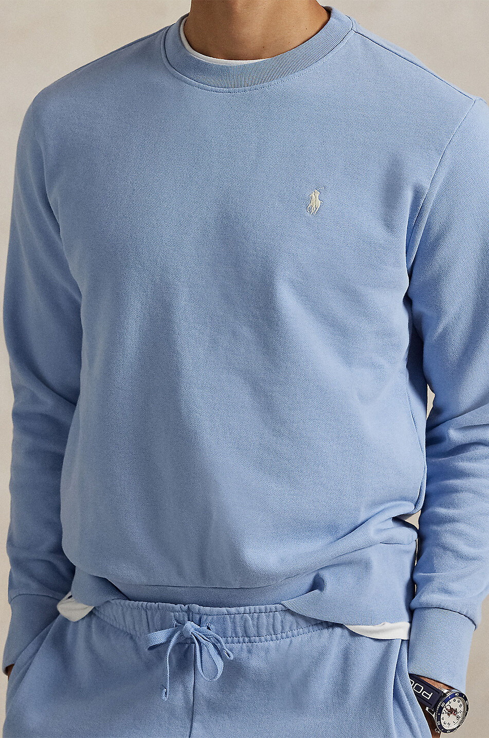 Sweat-shirt léger à col rond Pony