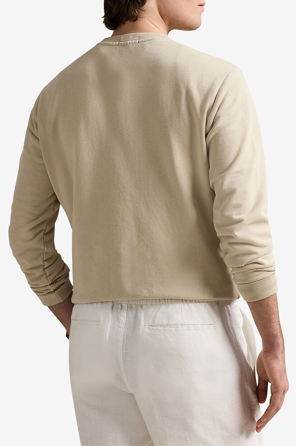 POLO RALPH LAUREN Sweat-shirt léger à col rond Pony Homme GRIS CLAIR 3