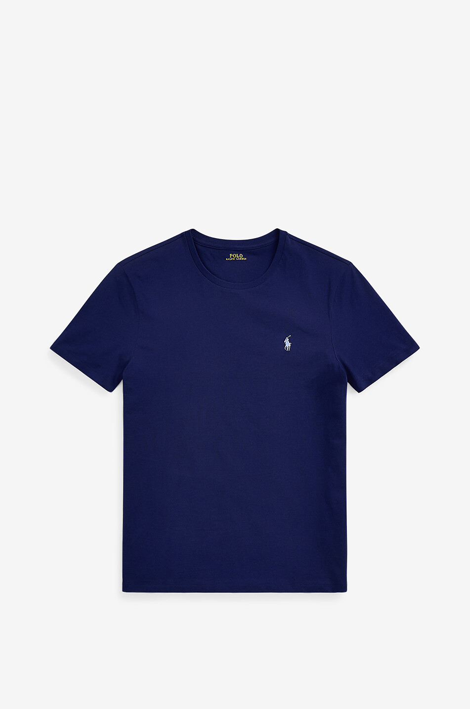 T-shirt en jersey à col rond Pony Custom Slim Fit