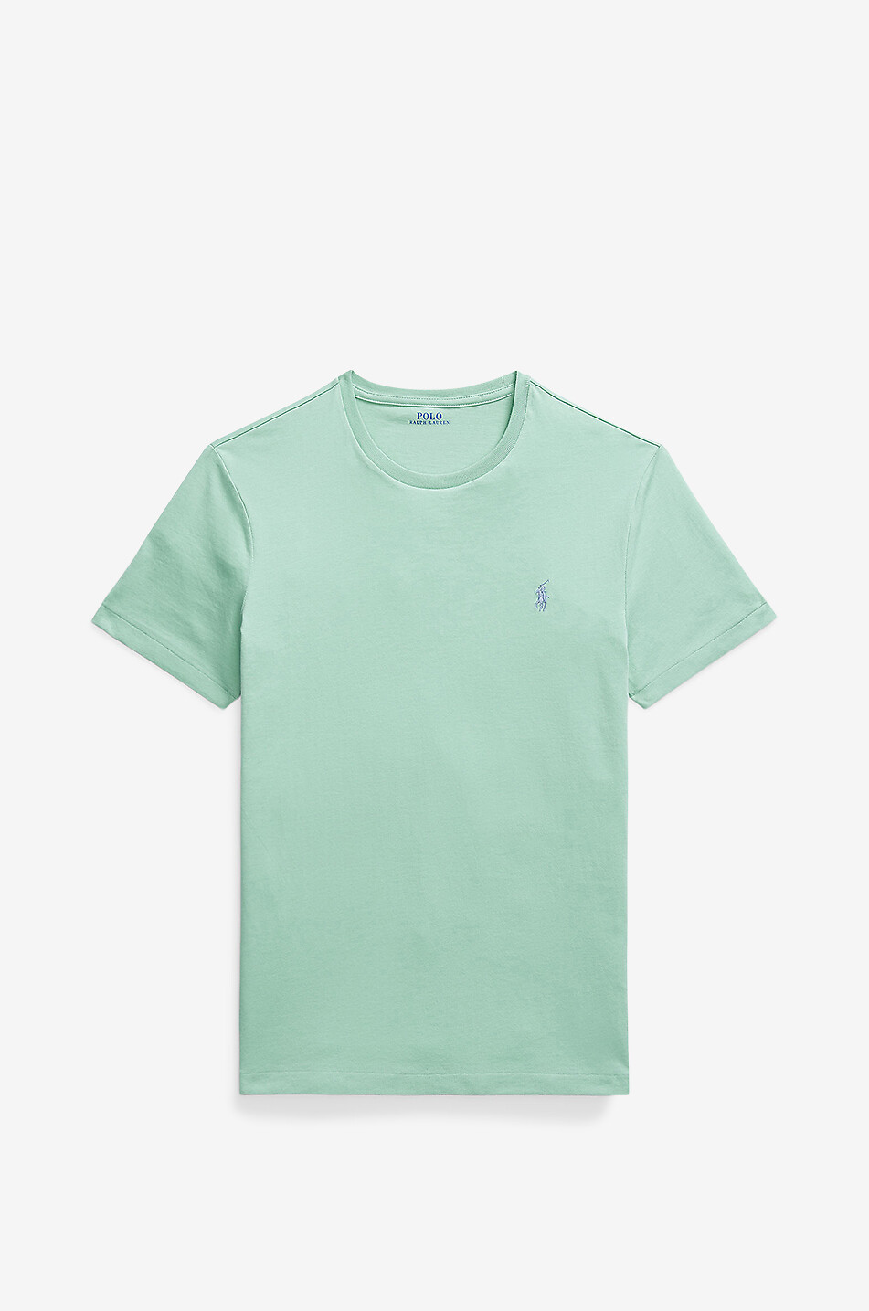 POLO RALPH LAUREN Jersey-Rundhals-Kurzarm-T-Shirt Pony Custom Slim Fit Herren GRÜN 1