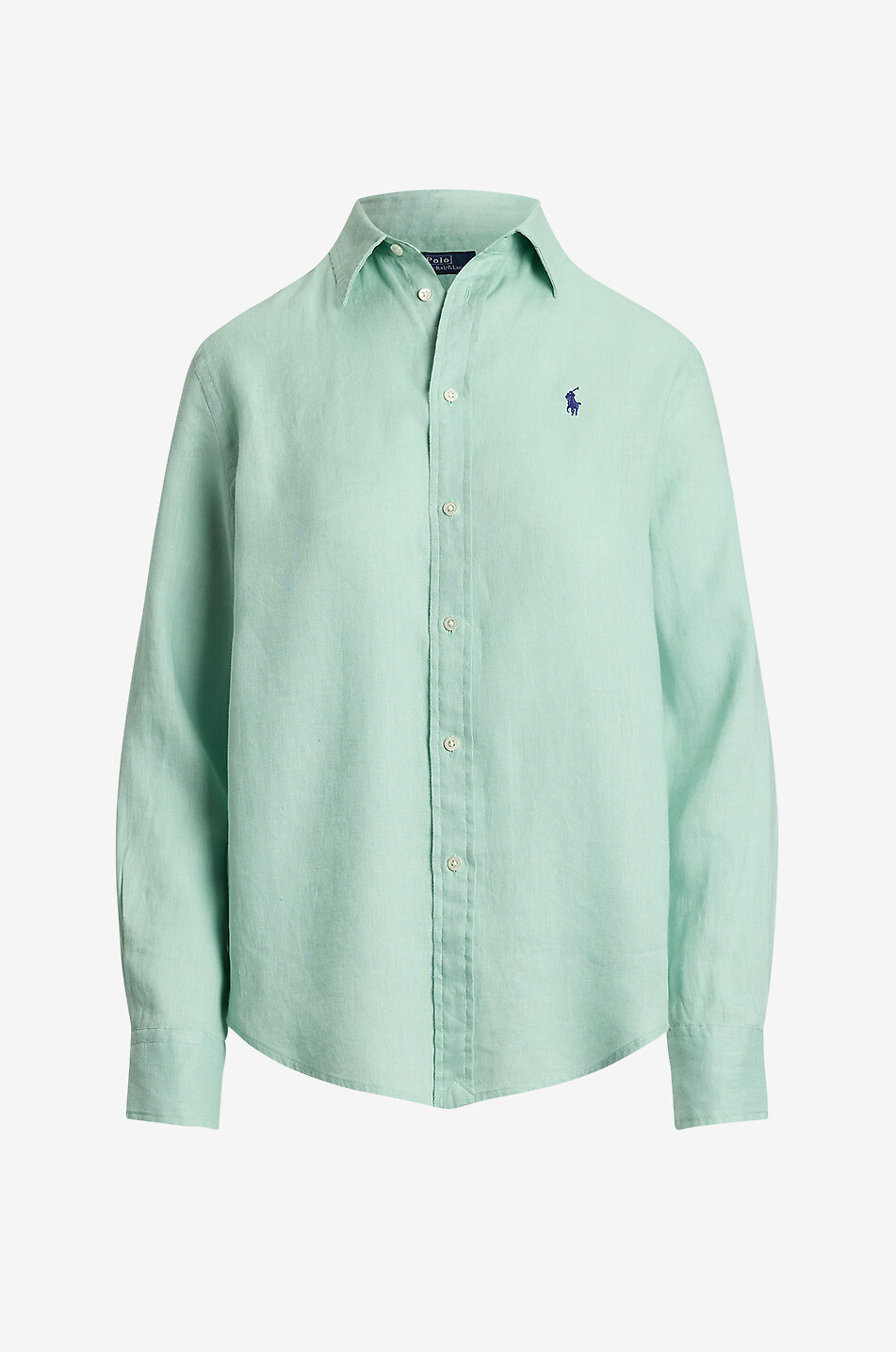 Classic Fit linen long-sleeved shirt