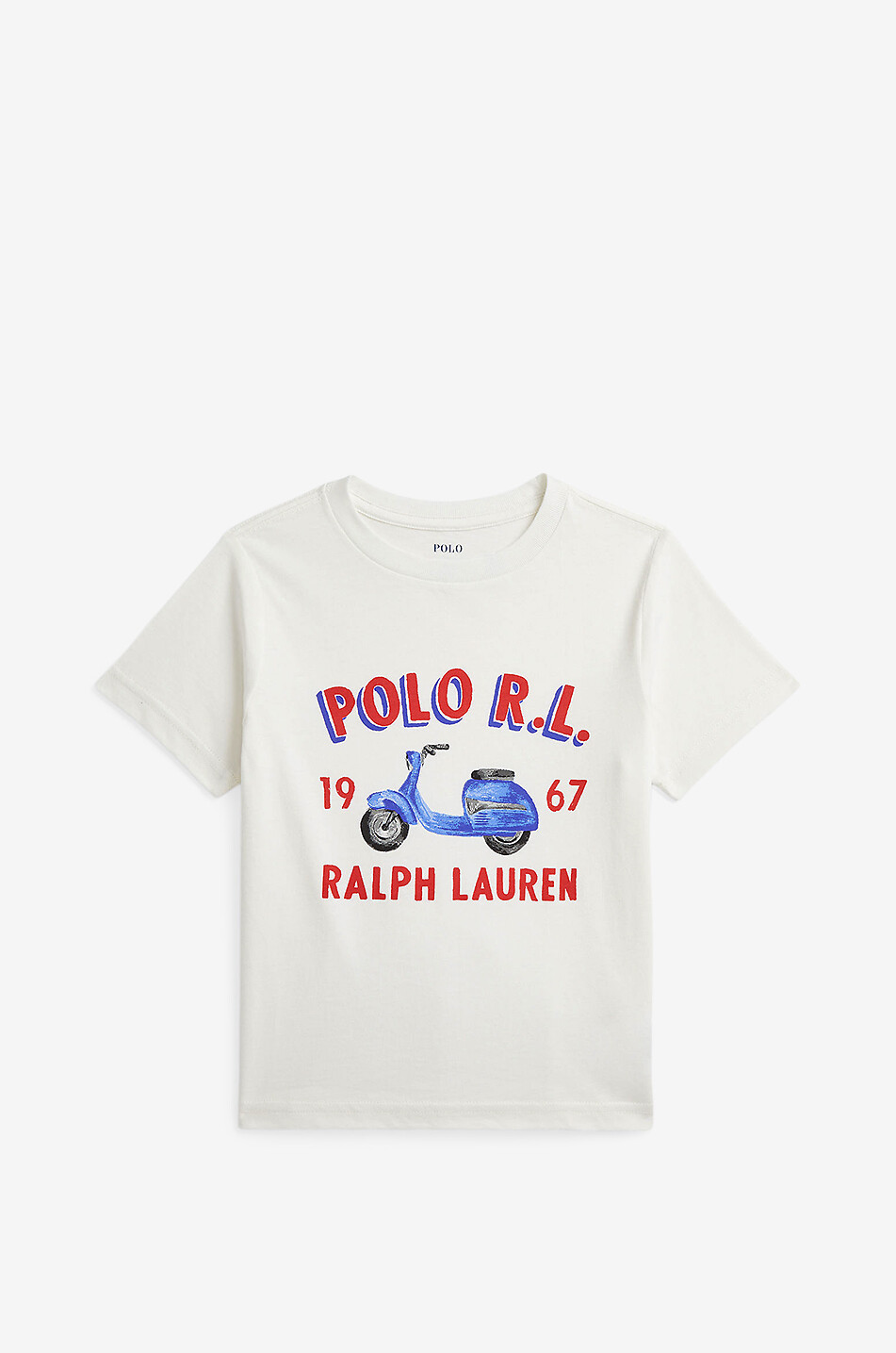 PRL Scooter printed short-sleeved boys' T-shirt