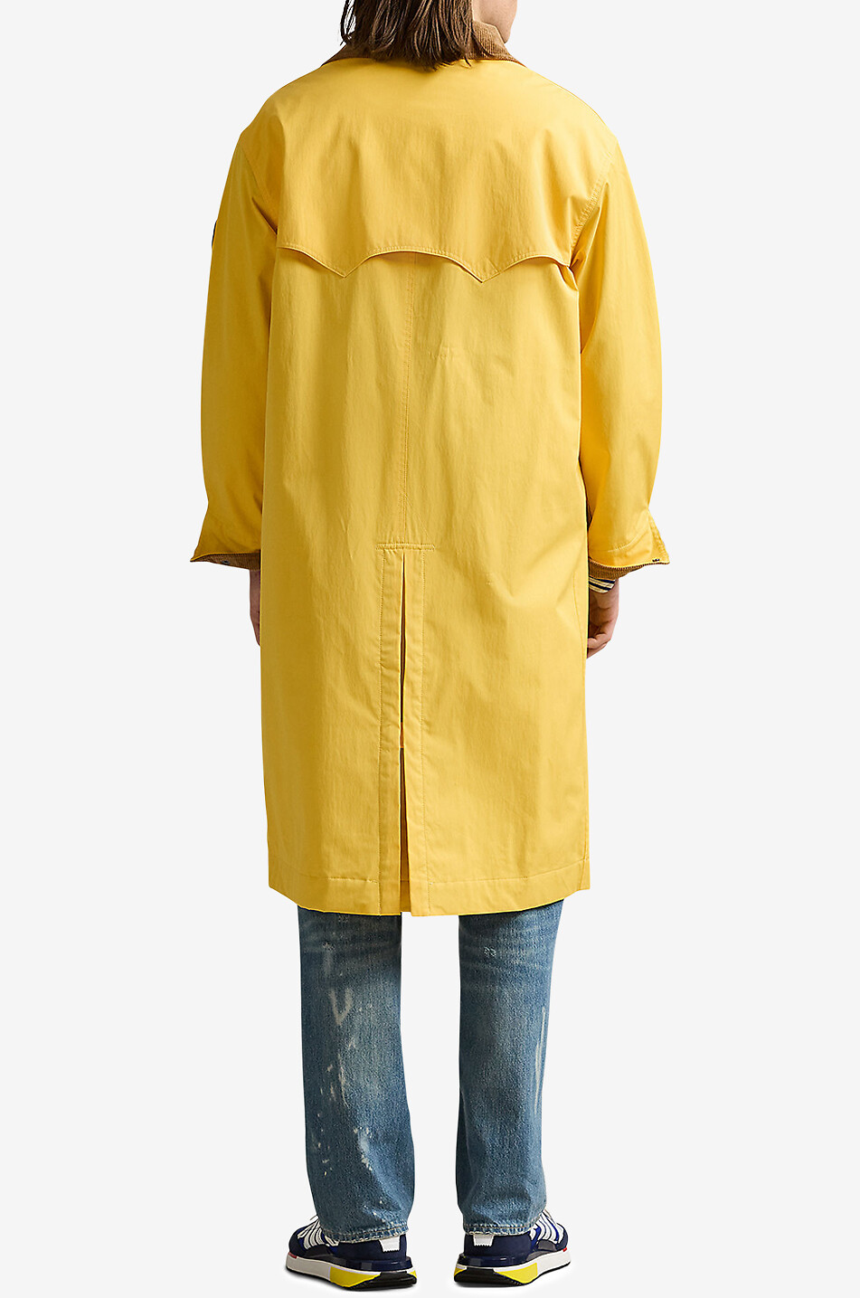 POLO RALPH LAUREN Manteau en sergé à col en velours côtelé Homme JAUNE 3