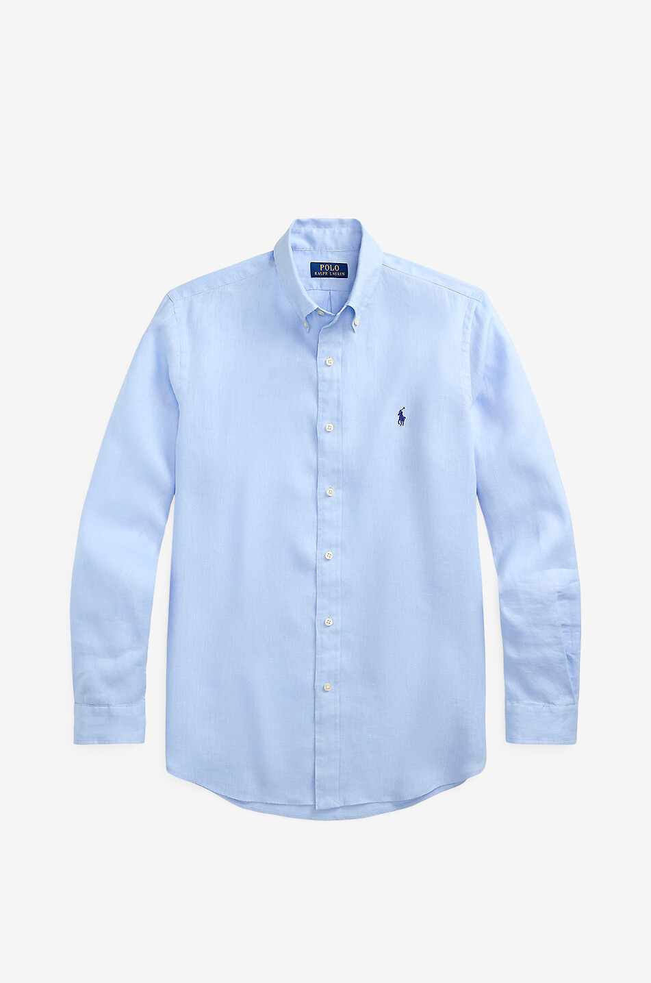 Langarm-Hemd aus Leinen Pony Custom Fit