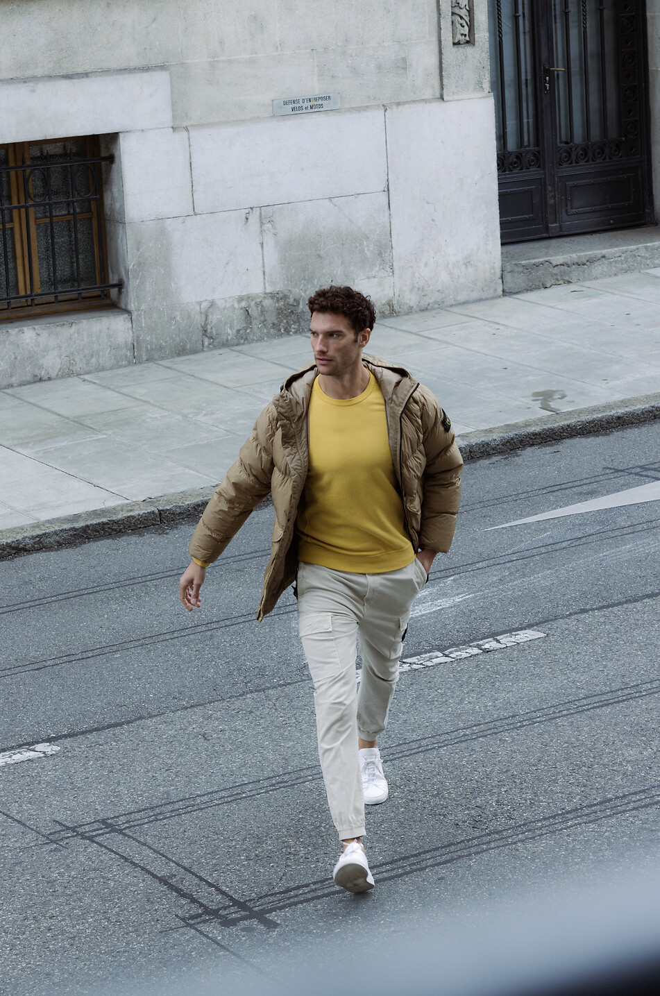Daunenjacke mit Kapuze 40723 Garment Dyed Crinkle Reps R-NY Down